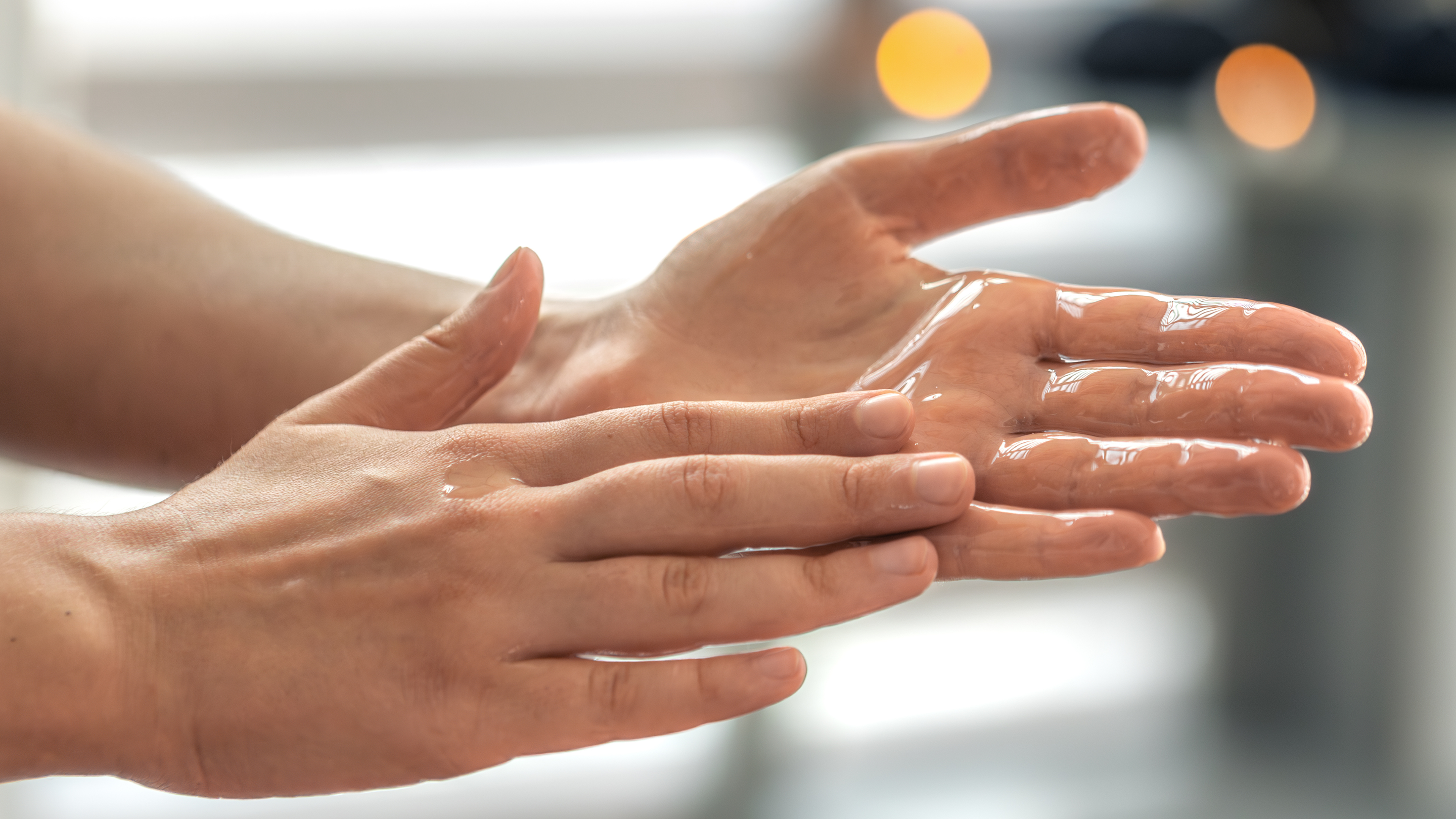 Step 3: Warm the Serum Between Your Palms