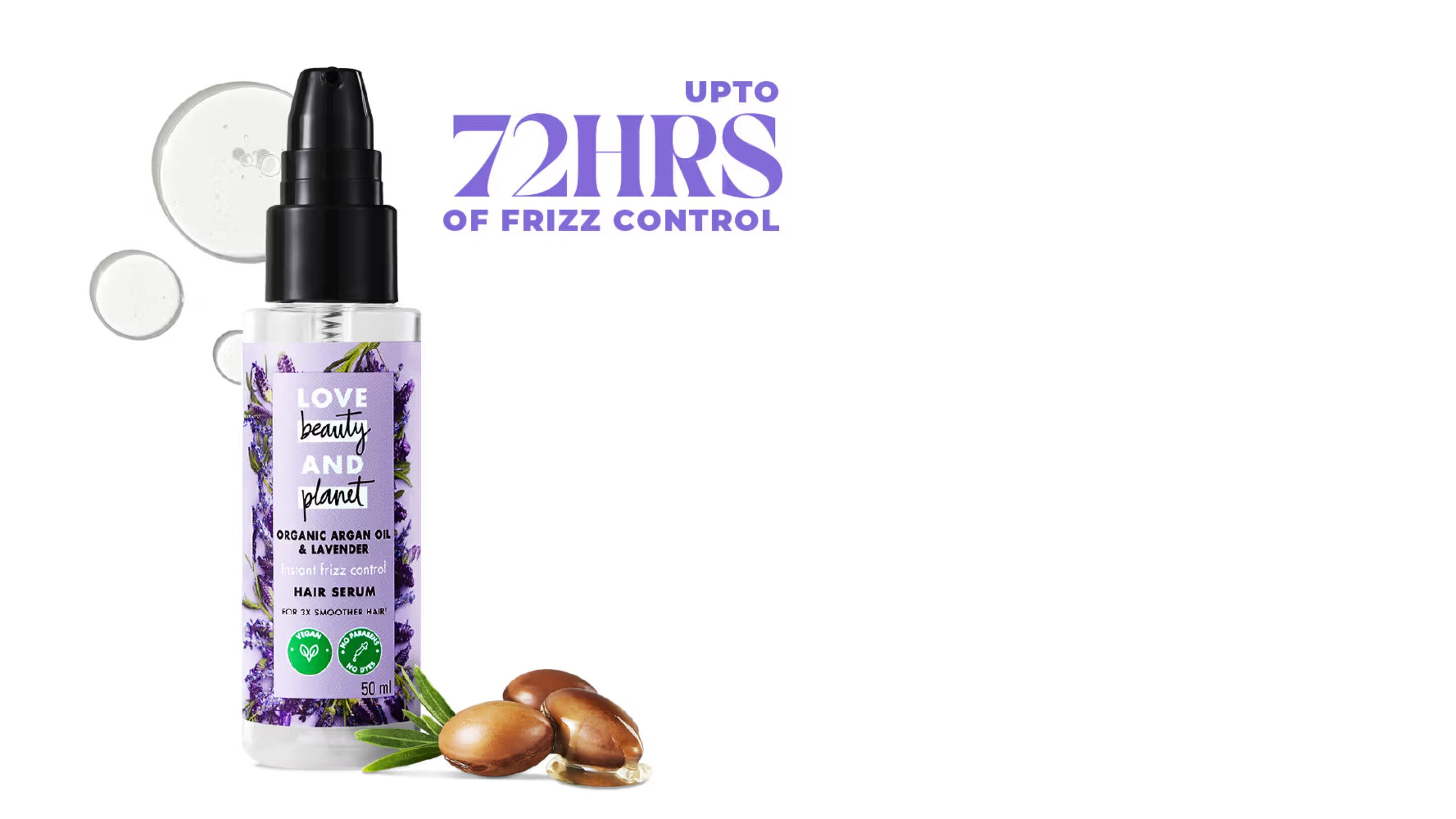 Love Beauty And Planet Organic Argan Oil & Lavender Serum