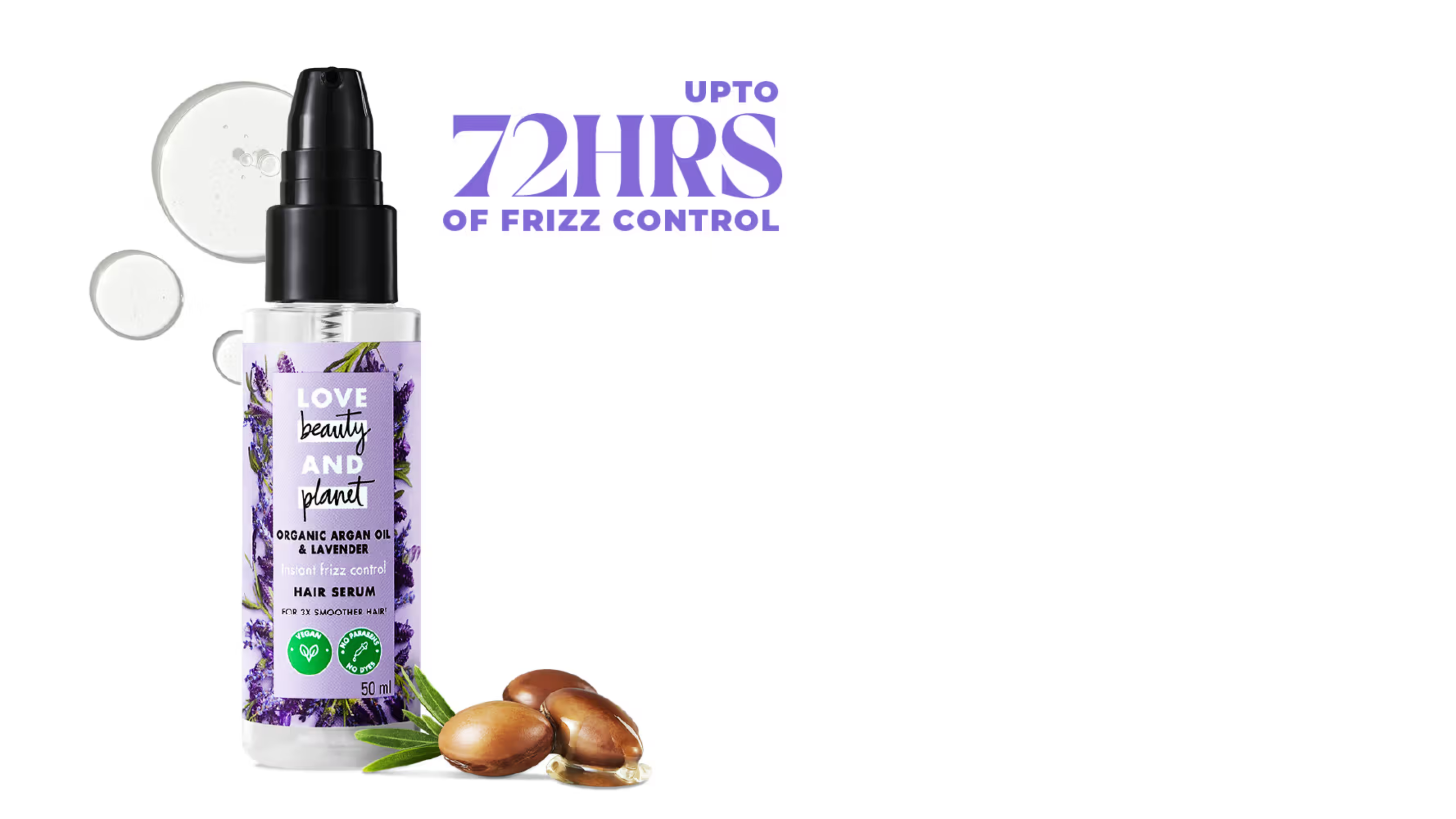 Love Beauty And Planet Organic Argan Oil & Lavender Serum
