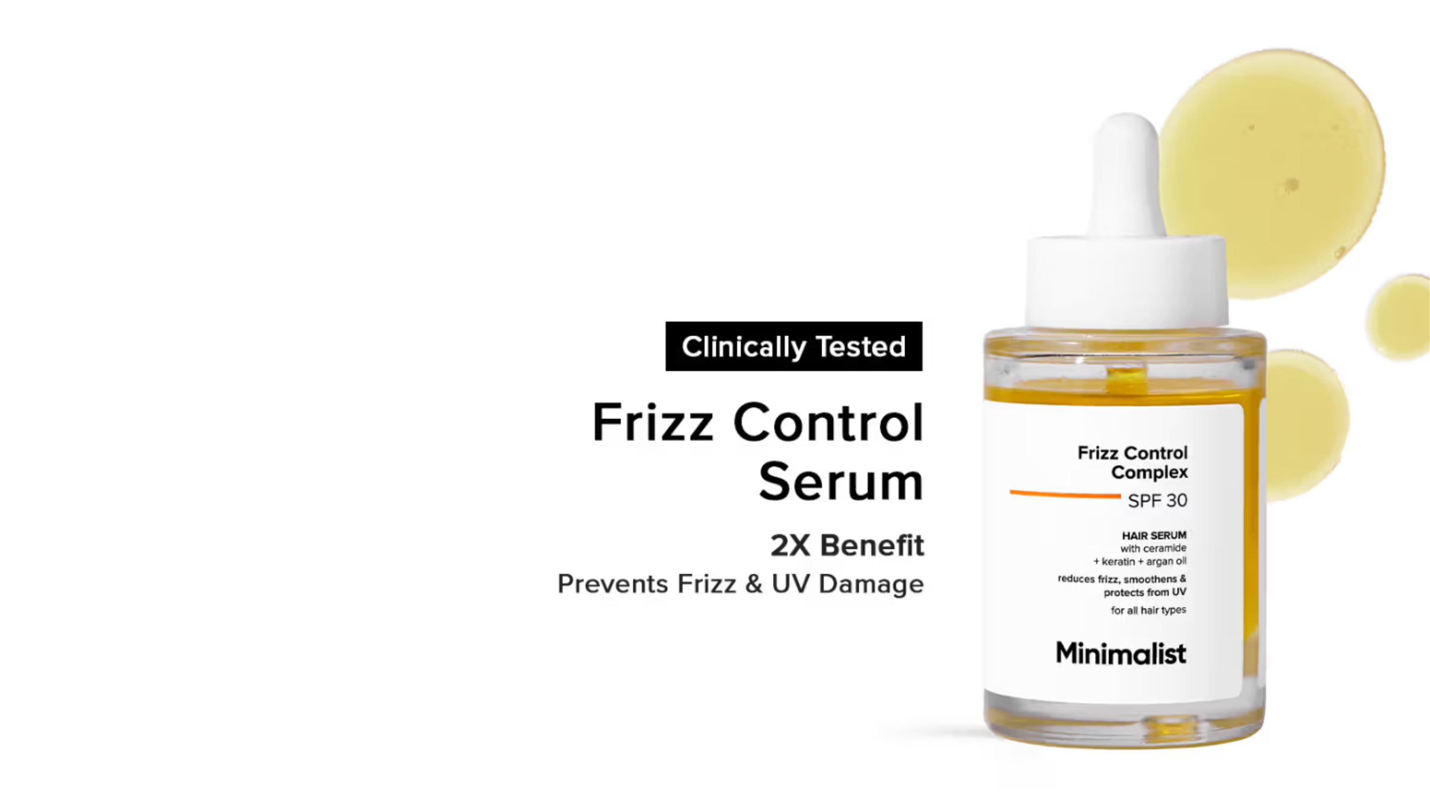 Minimalist Frizz Control Complex Hair Serum