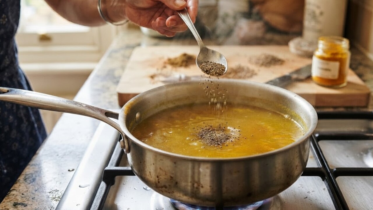 3. Step 3:  Mix black pepper
