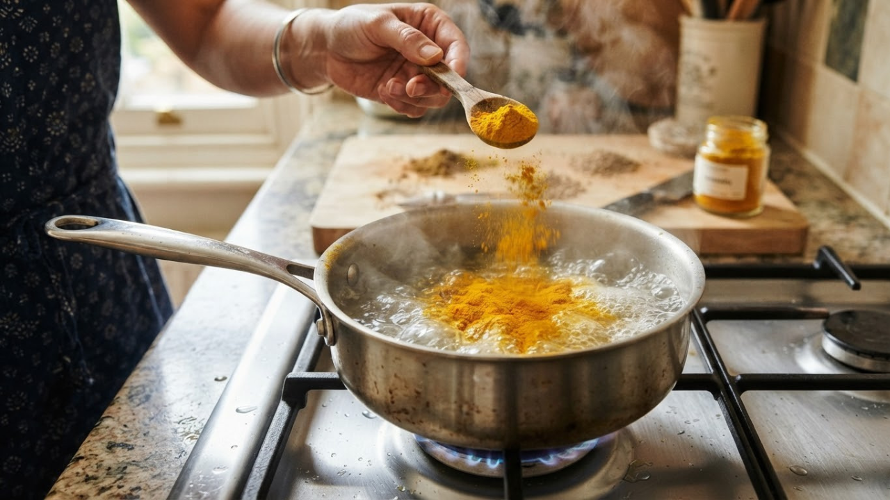 2. Step 2: Add turmeric