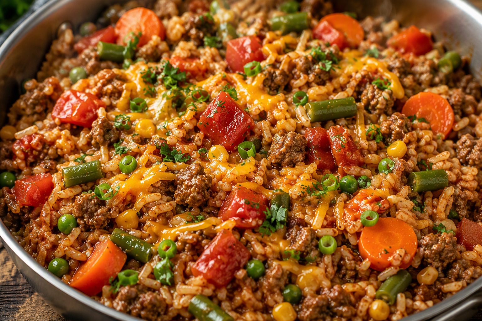 Hearty Beef & Rice Skillet Dinner 40 Minutes  recipe