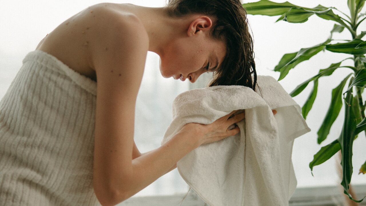 Pat hair dry instead of rubbing