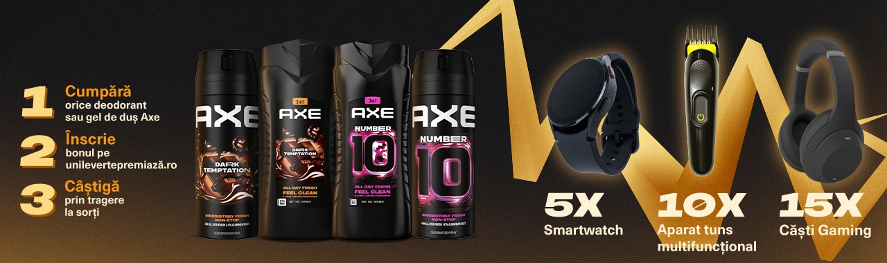 Alege AXE, te face irezistibil! în Profi