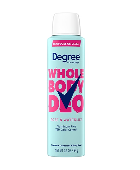Degree Rose and Waterlily Whole Body Spray