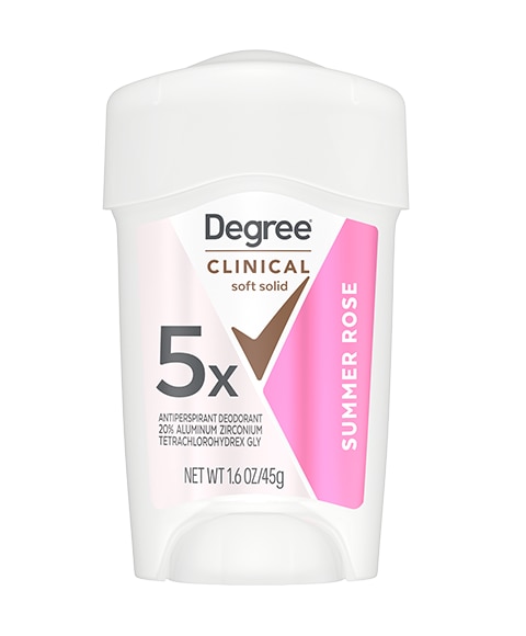 Degree Summer Rose Clinical Antiperspirant Stick