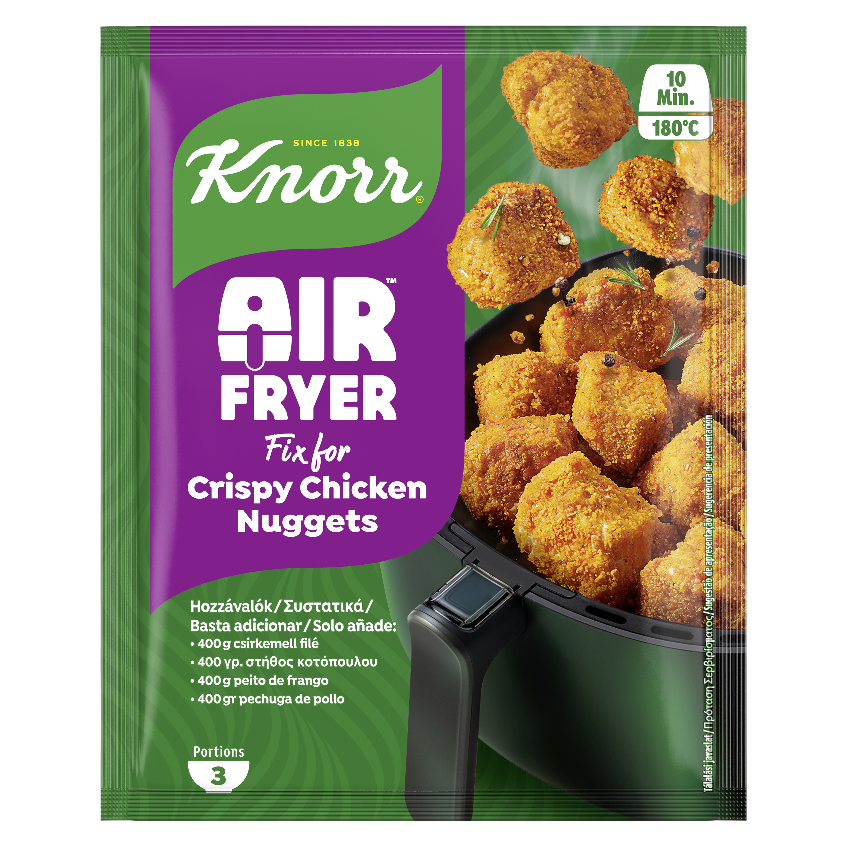 Knorr Crispy Chicken Nuggets alap 60g packshot