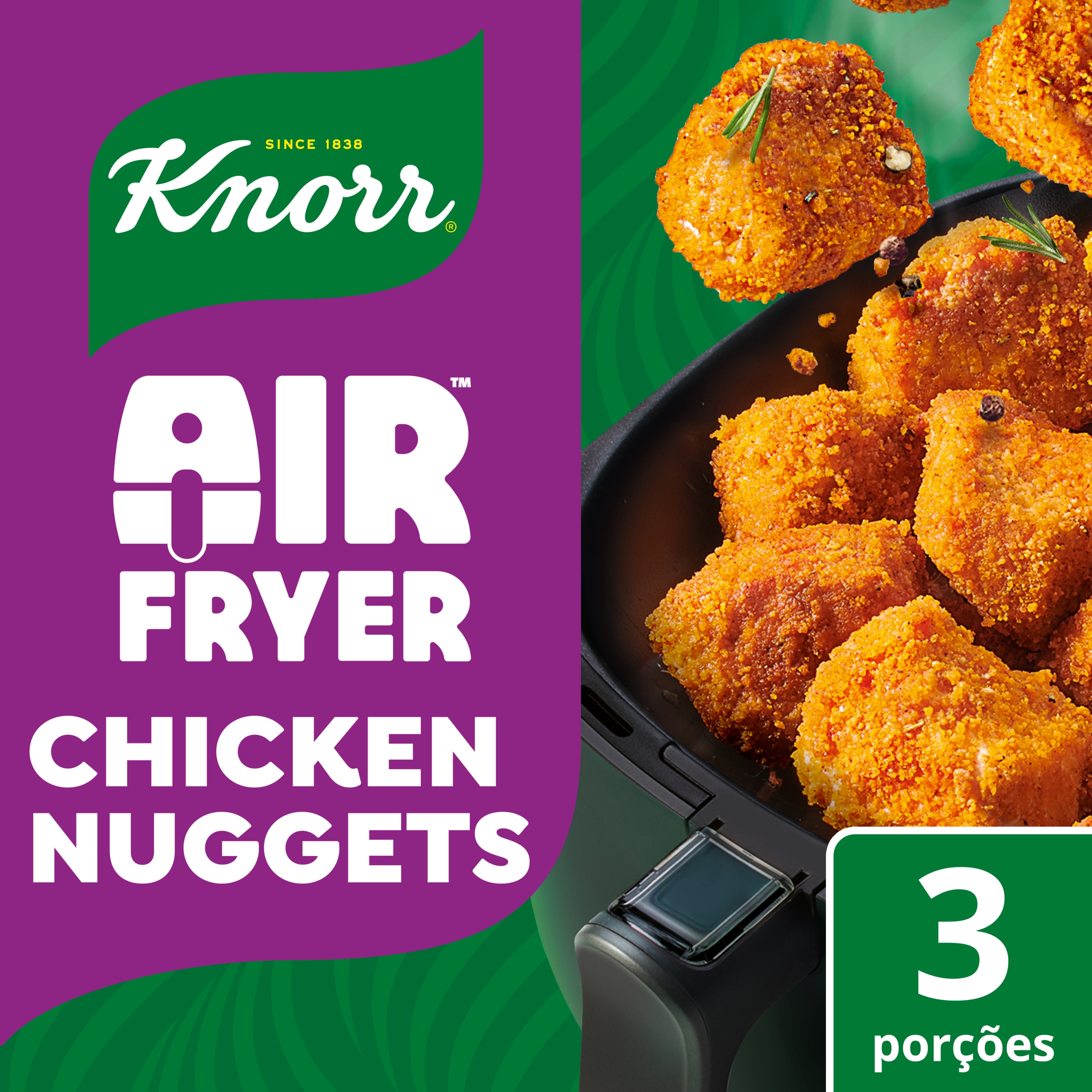 Knorr Air Fryer Crispy Chicken Nuggets 60 gr packshot