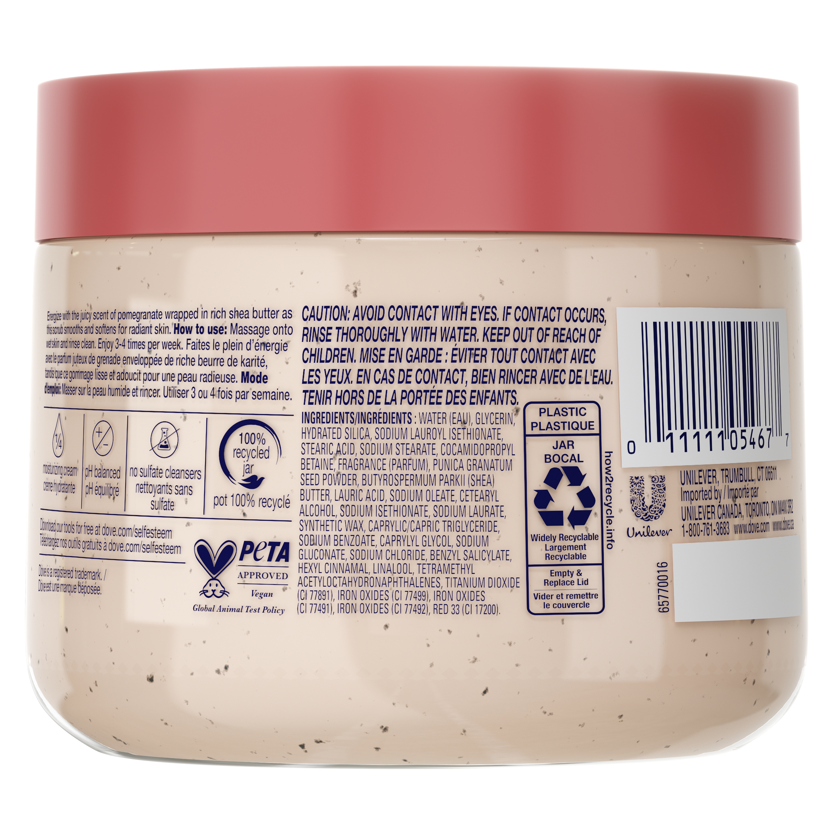 Pomegranate Seeds & Shea Butter Body Scrub