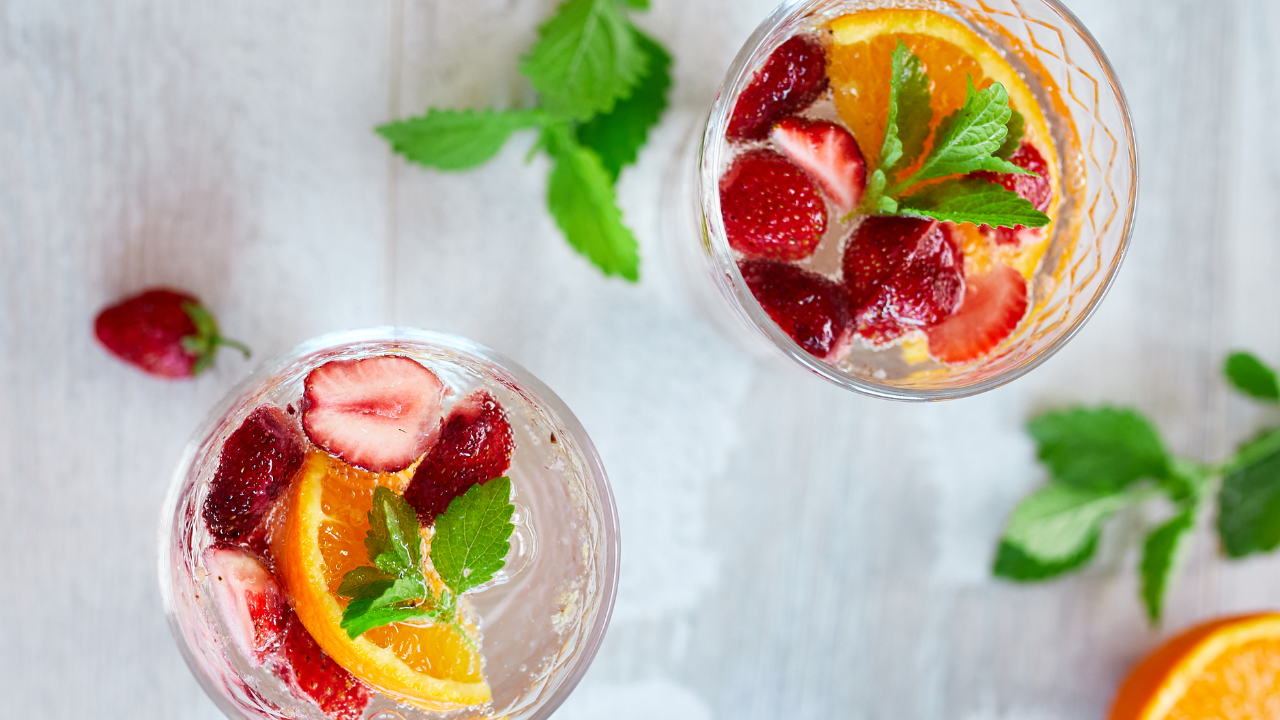 Orange, Strawberry & Rosemary