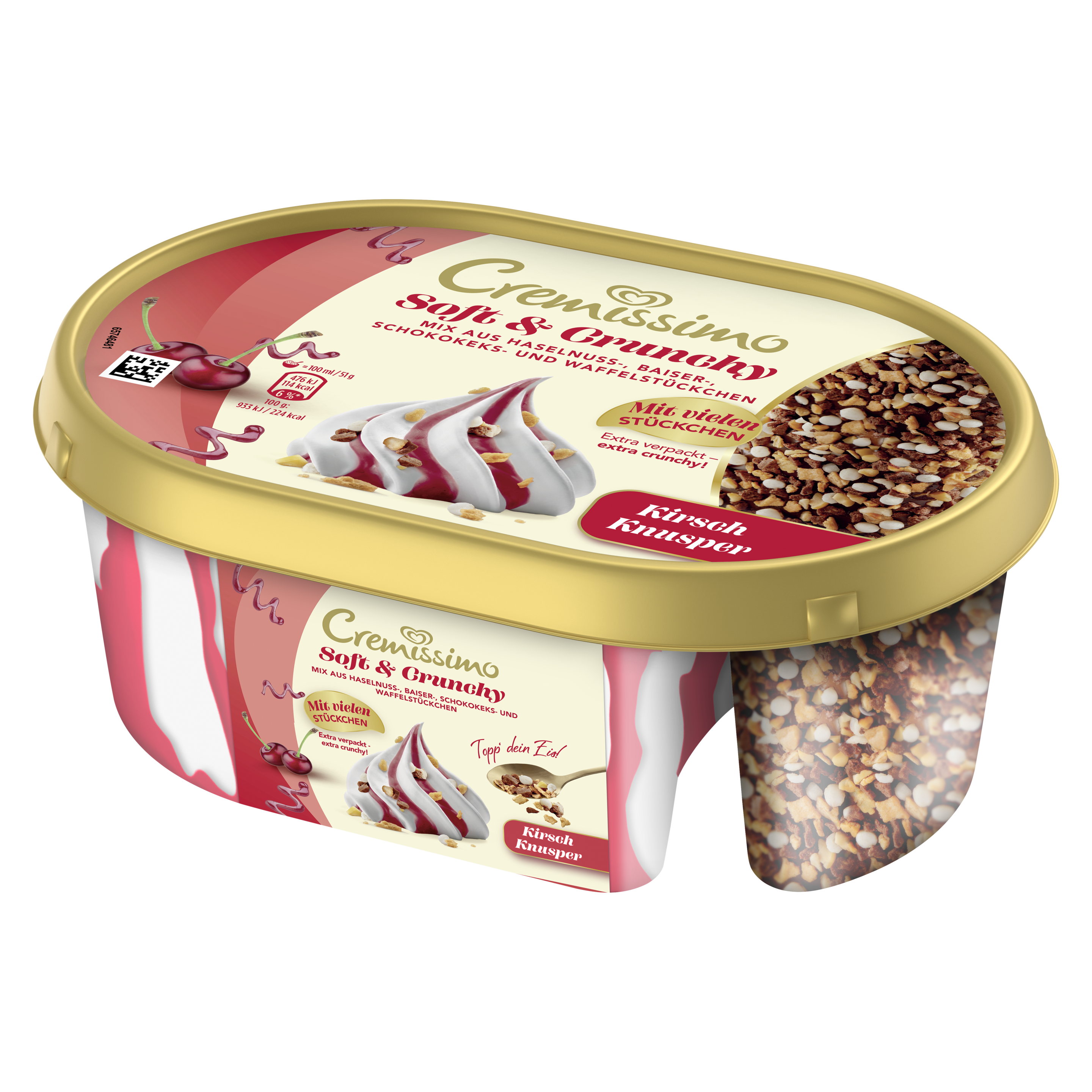 Cremissimo Soft & Crunchy Kirsch Knusper packshot