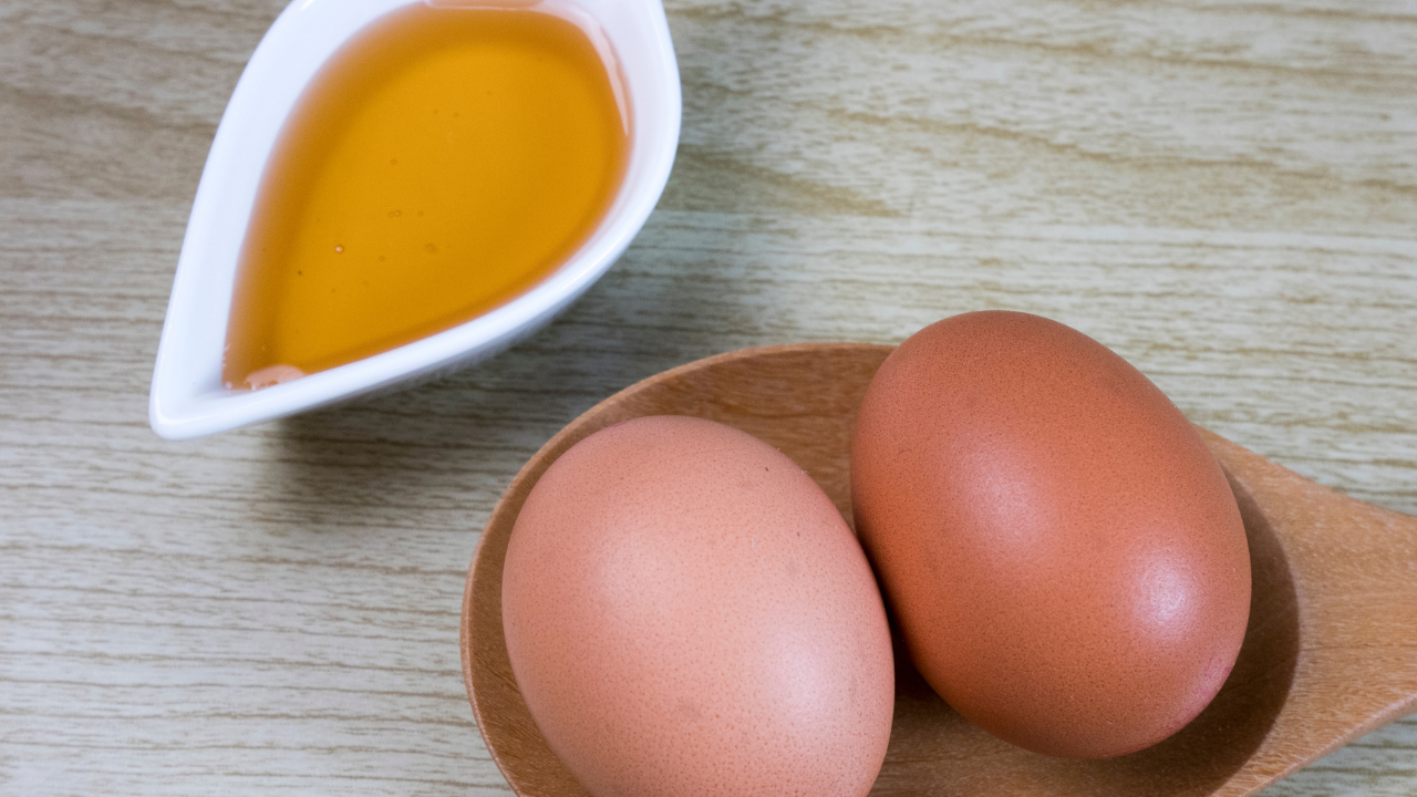 Egg and honey