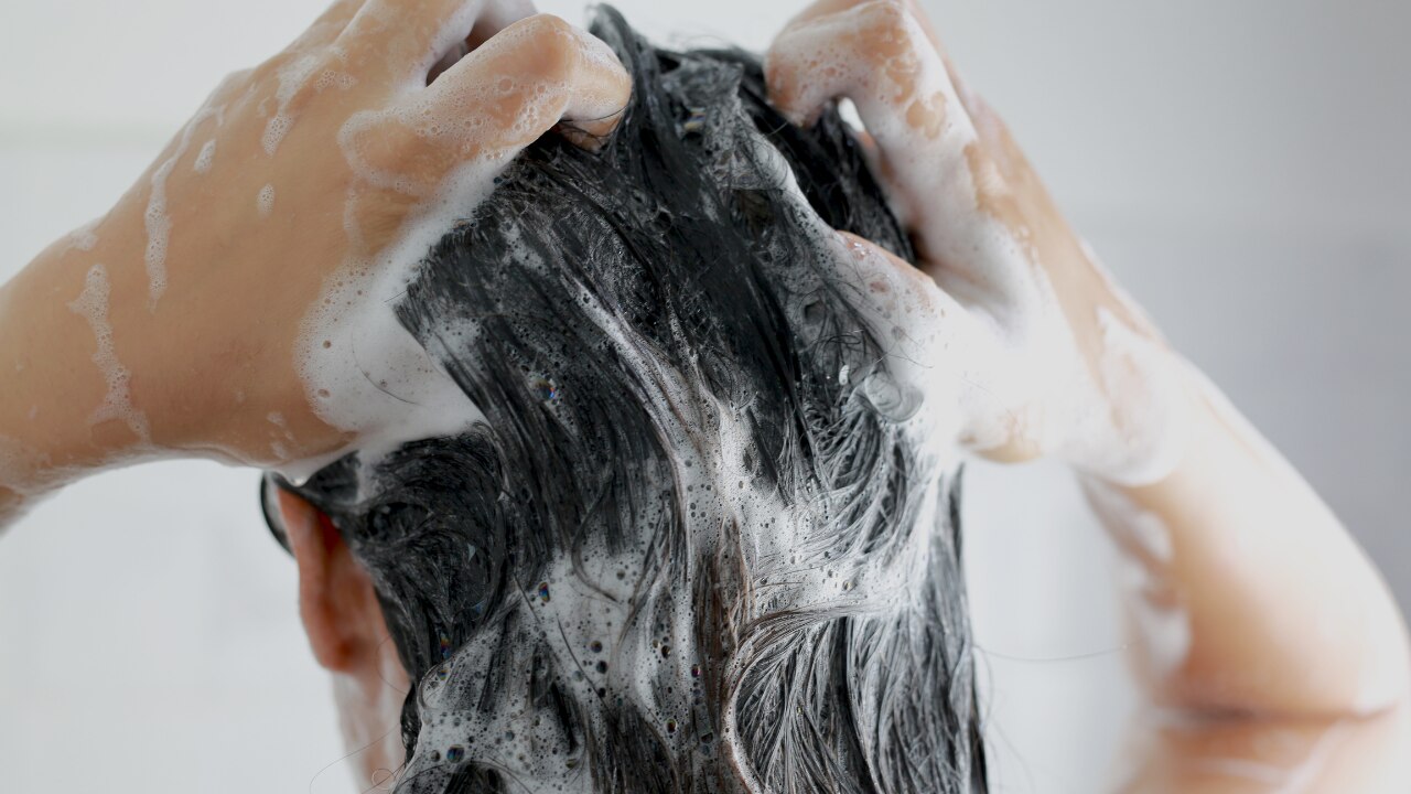 Step 1: Shampoo and Towel-Dry