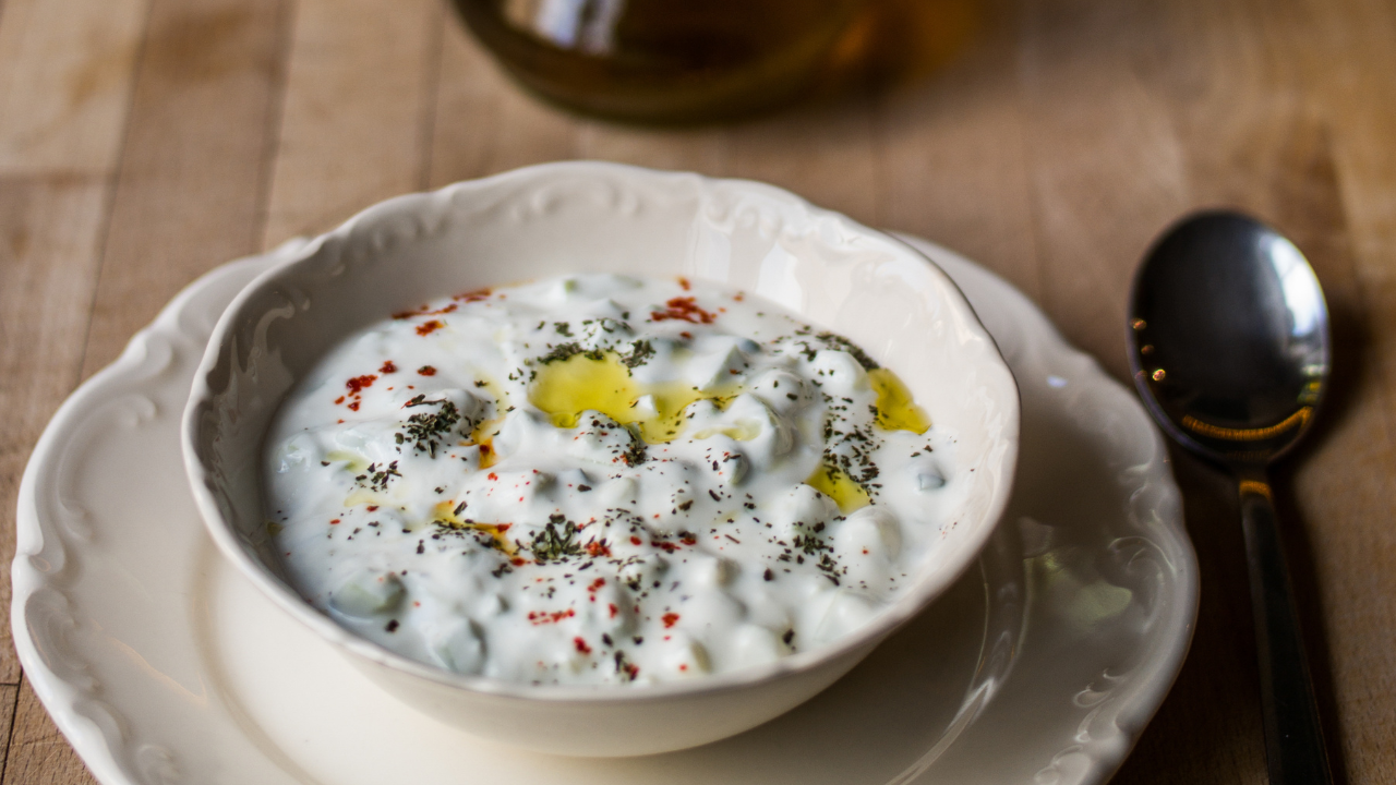 Yoghurt and olive oil