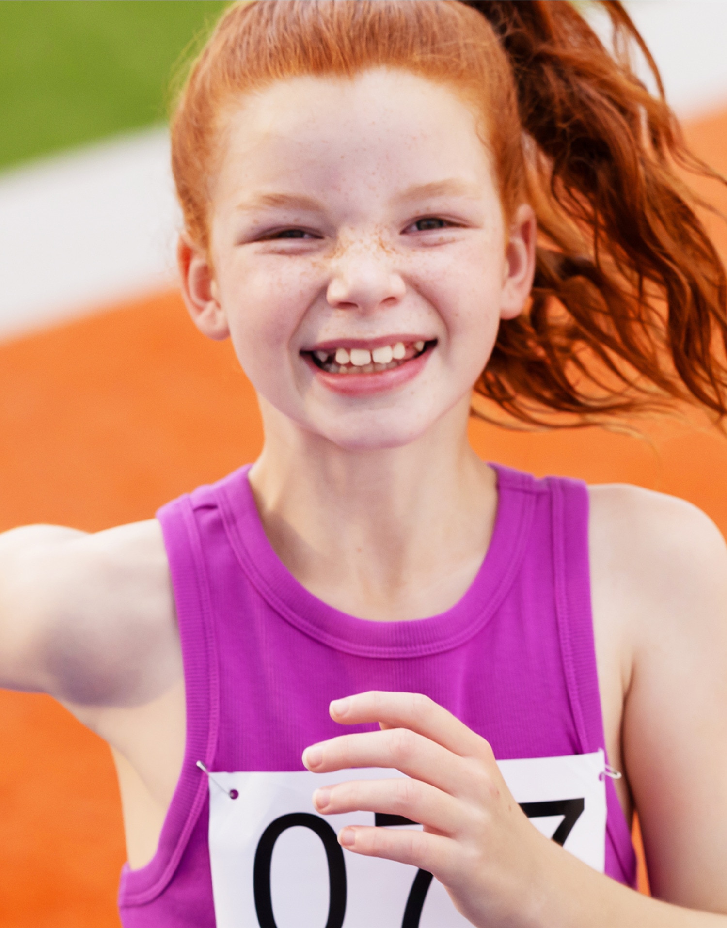 Girl running 