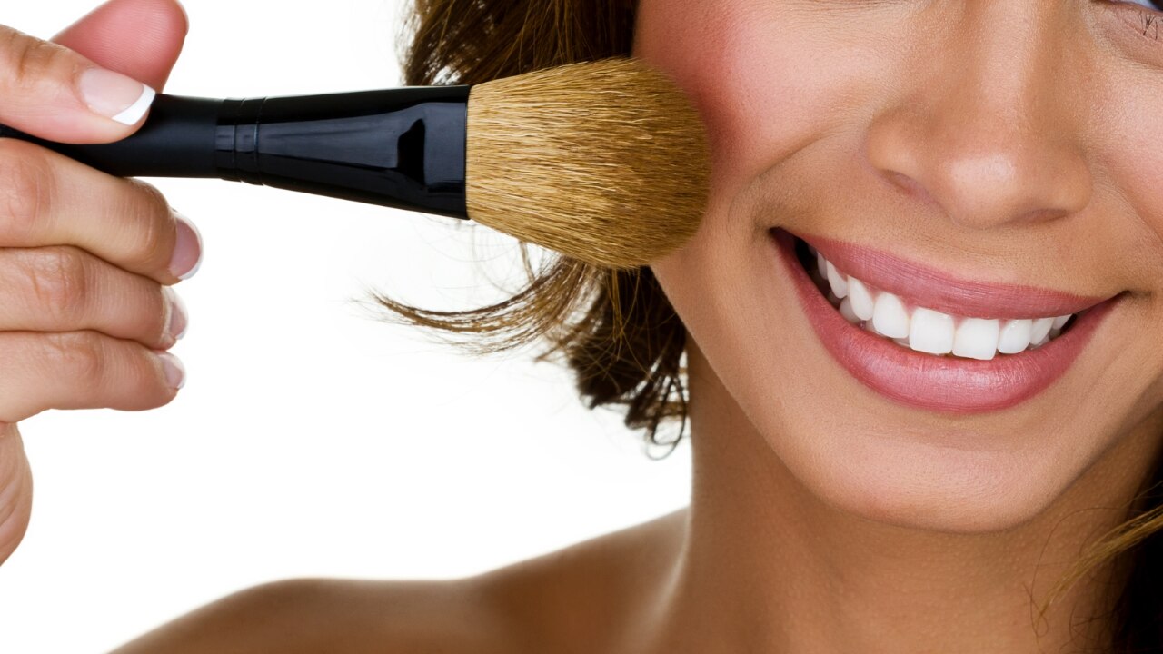 5. Add soft colour to the cheeks