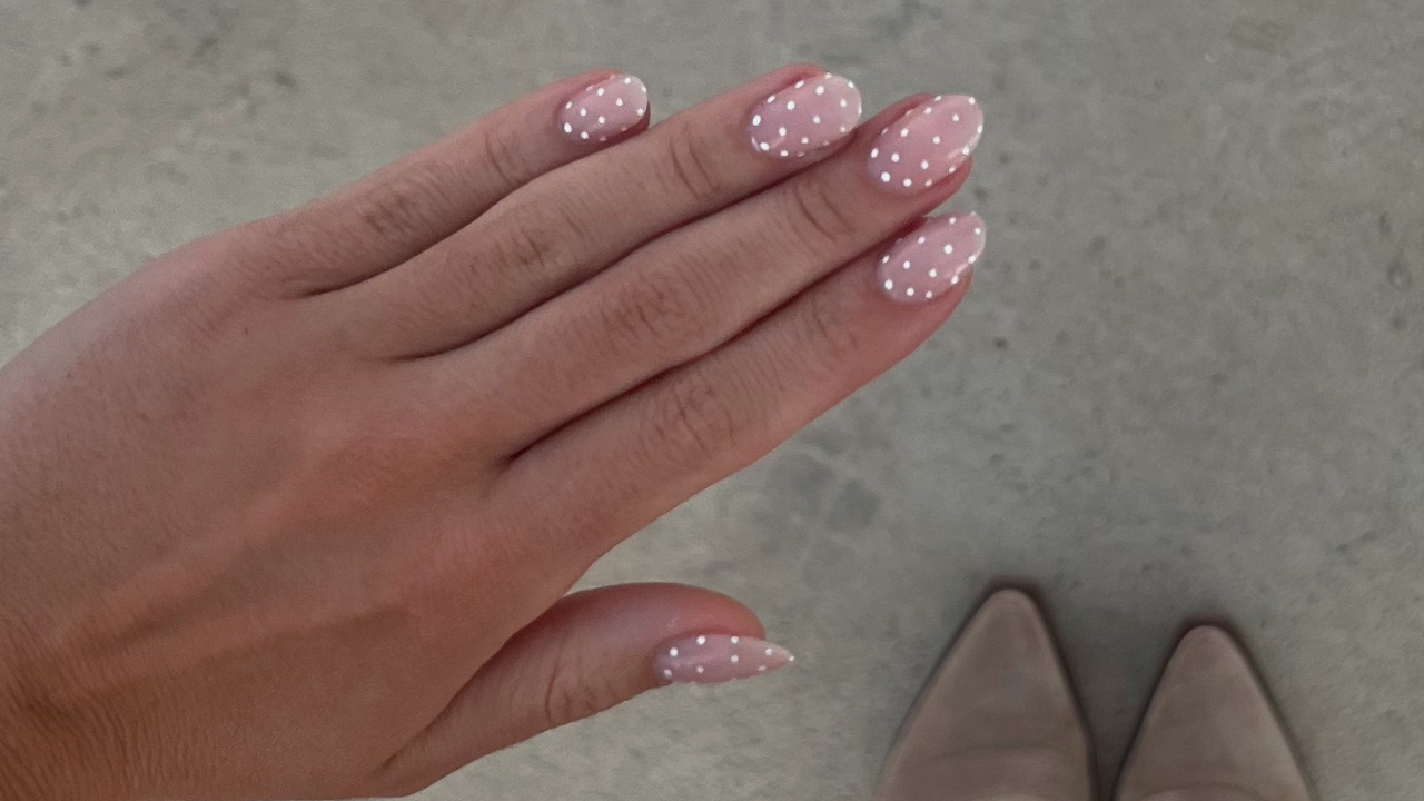 7. Polka Dot Nails