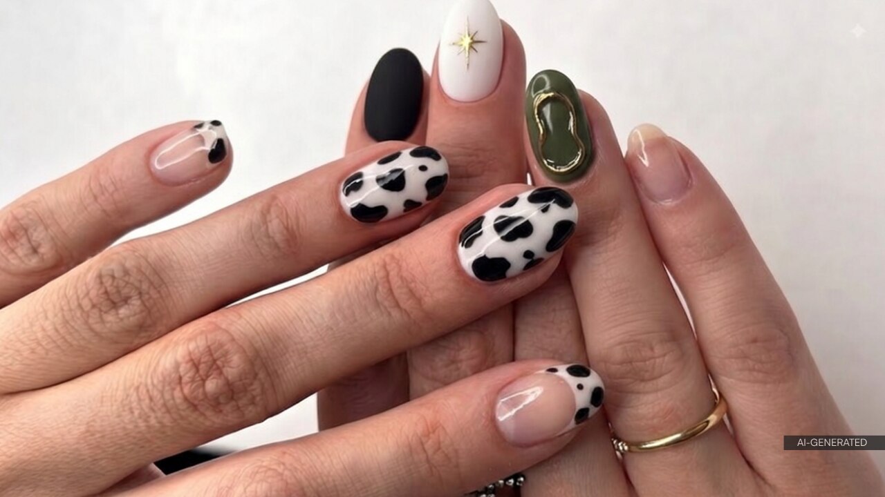 20. Cow Print Accents