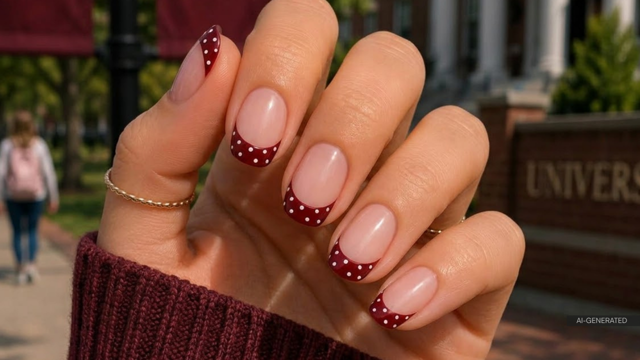 31. French With Tiny Dots