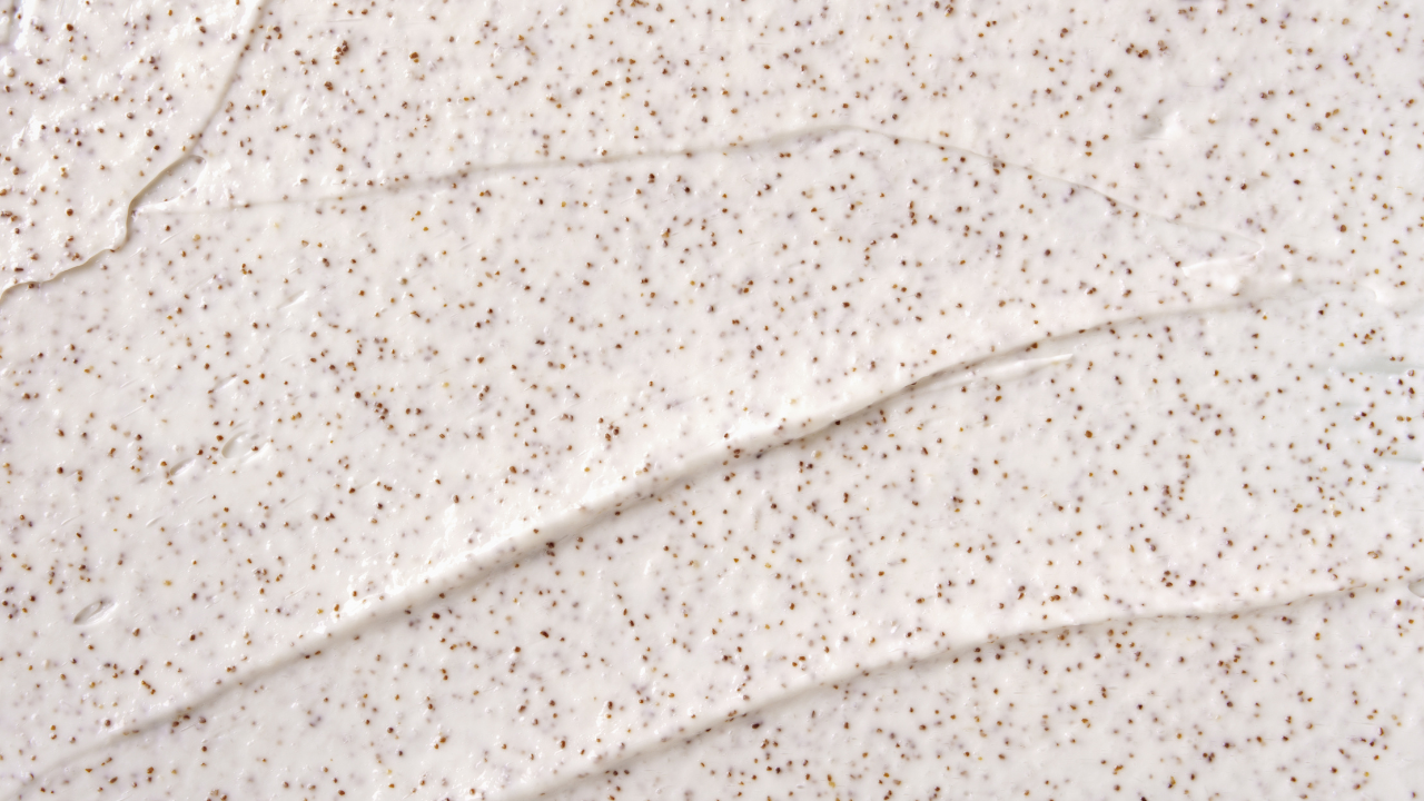 Fine exfoliating particles