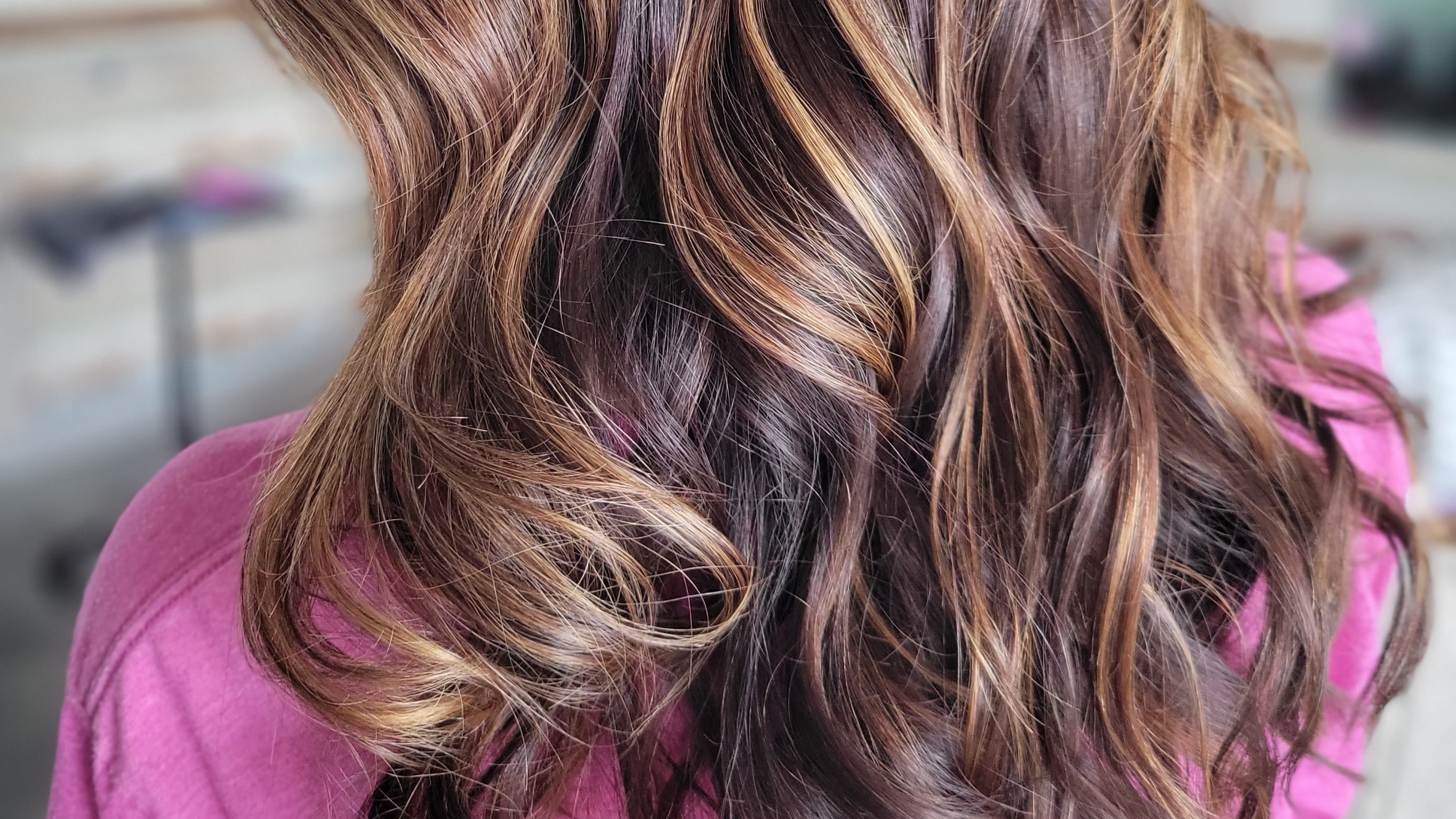25. Short Step Cut with Balayage