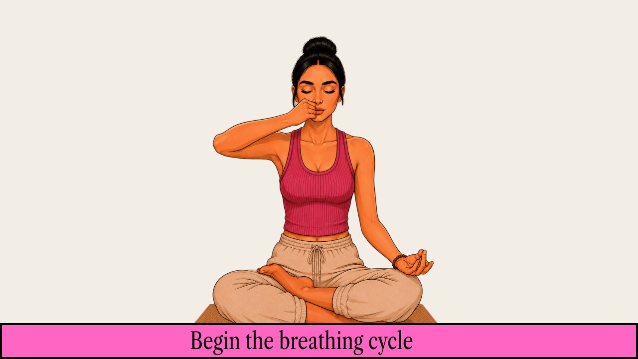 Step 3: Begin the breathing cycle