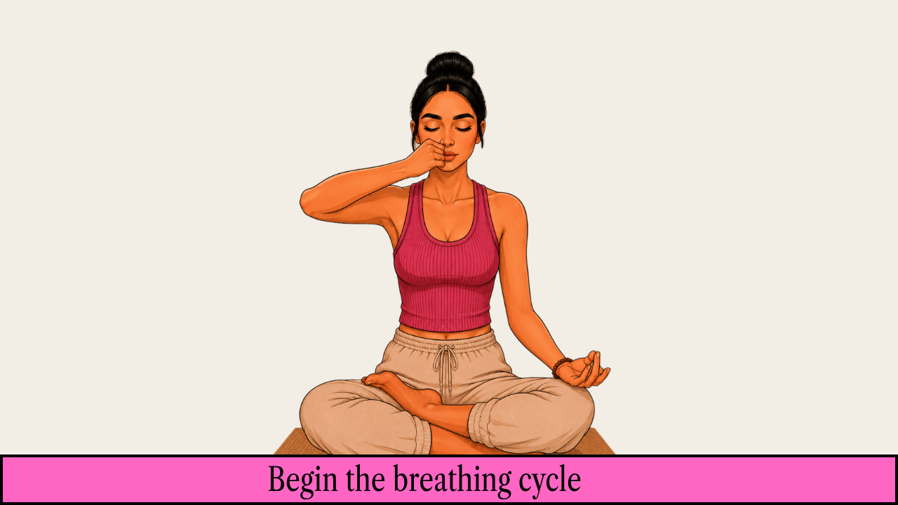 Step 3: Begin the breathing cycle