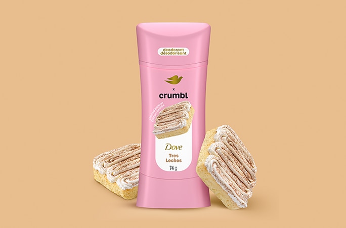 Dove Crumbl Tres Leches Deodorant Stick 