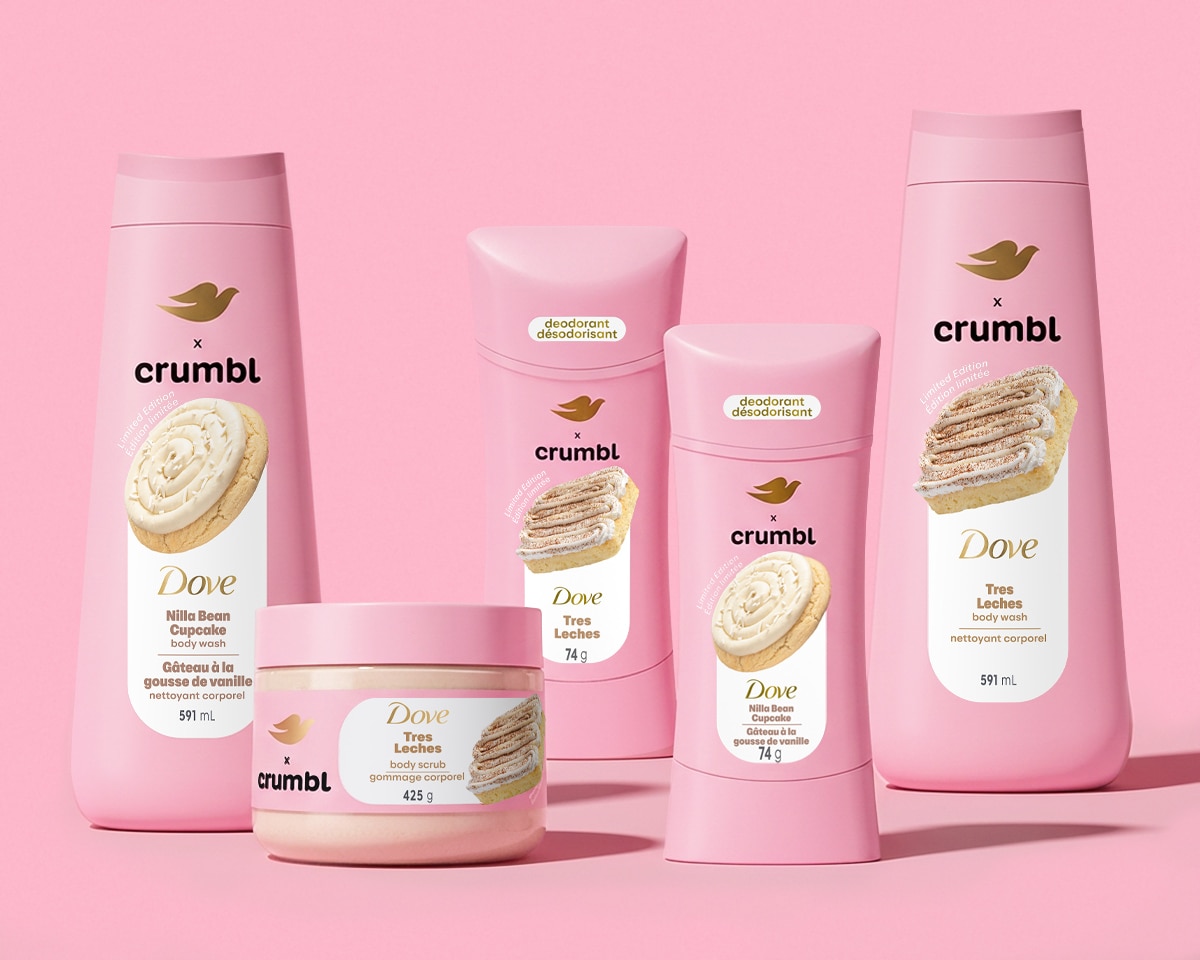 Dove x Crumbl Collection