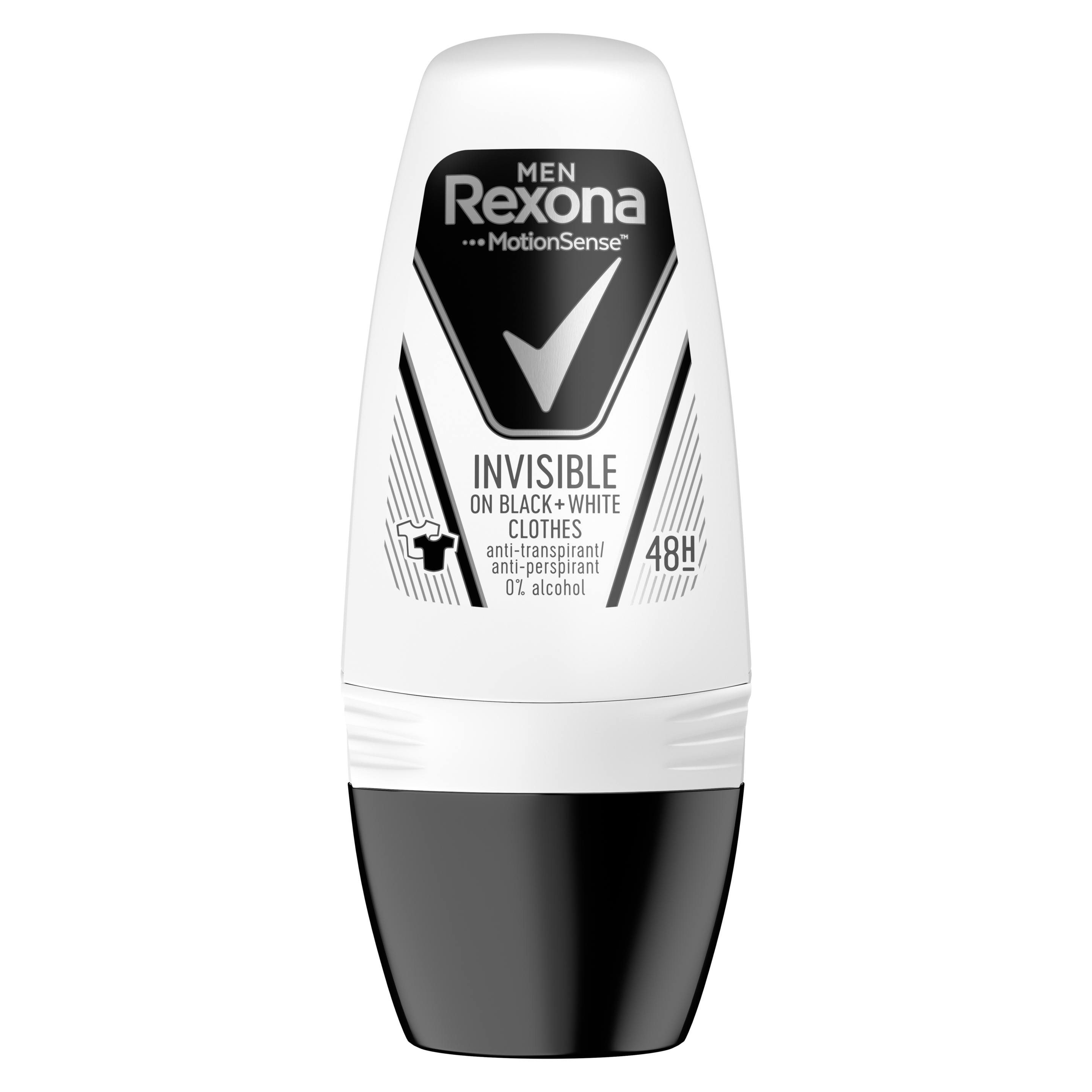 Rexona Men Roll On Anti-Perspirant Invisible on B+W clothes 50ml