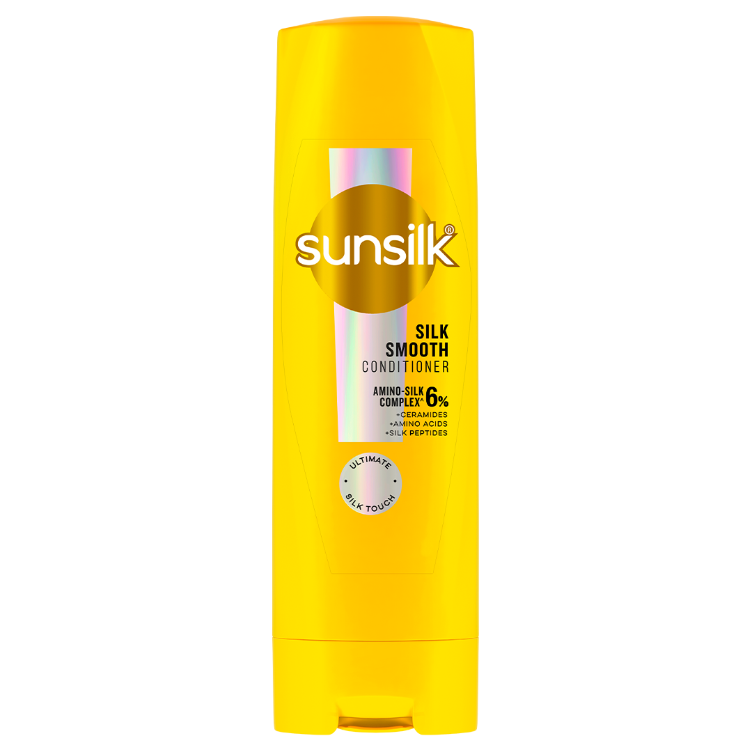 Sunsilk Silky Smooth Conditioner 185ml front of pack image packshot