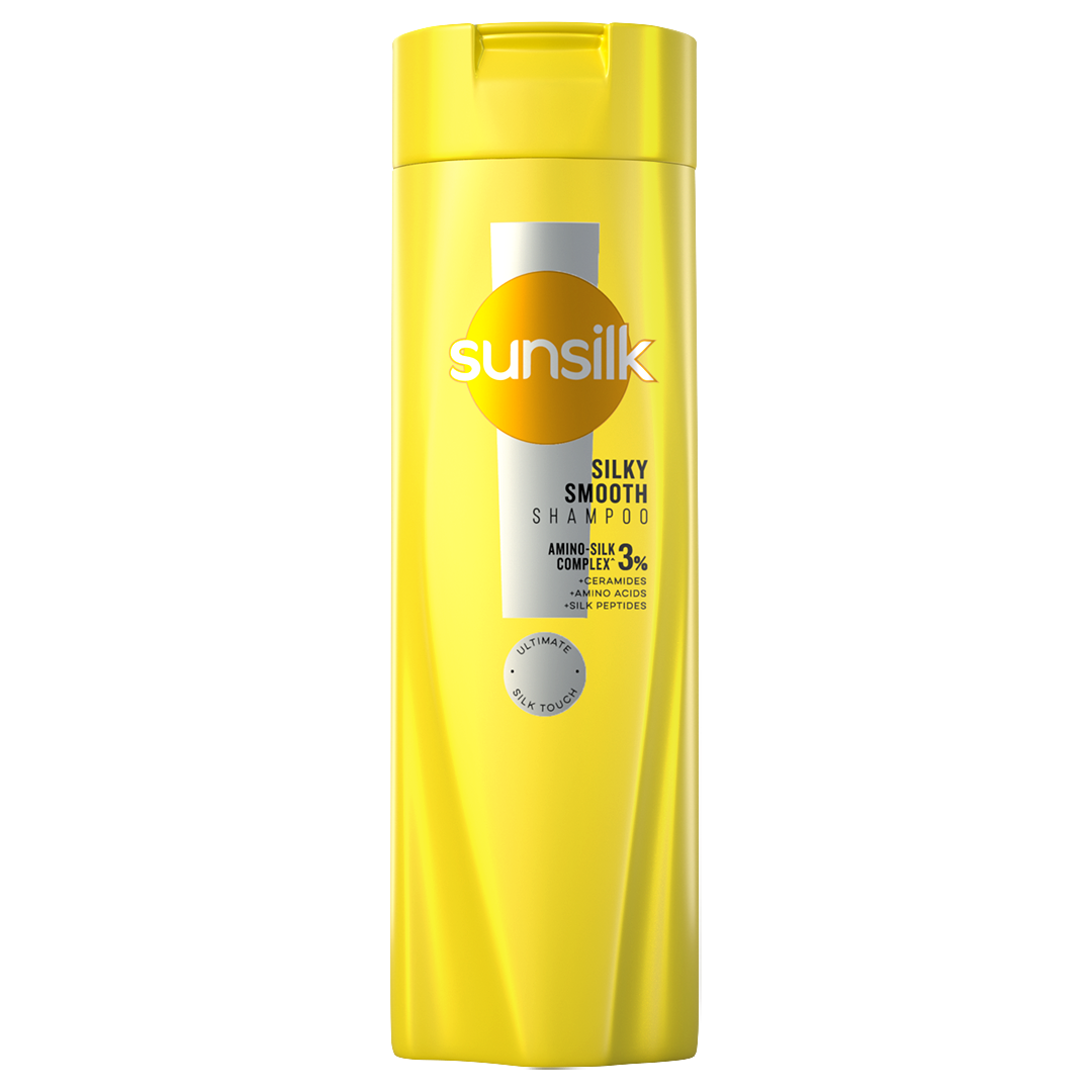 Sunsilk Silky Smooth Shampoo 185ml front of pack image packshot