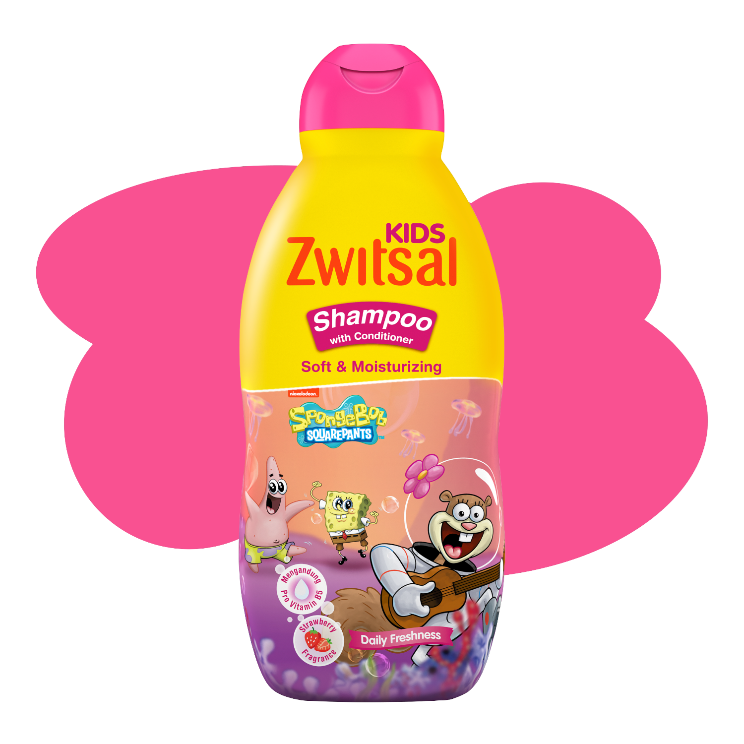 Zwitsal Kids Shampoo Soft & Moisturizing 180mL packshot