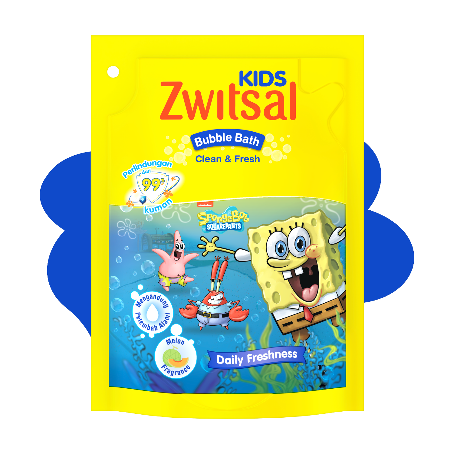 Zwitsal Kids Bubble Bath Clean & Fresh 280mL