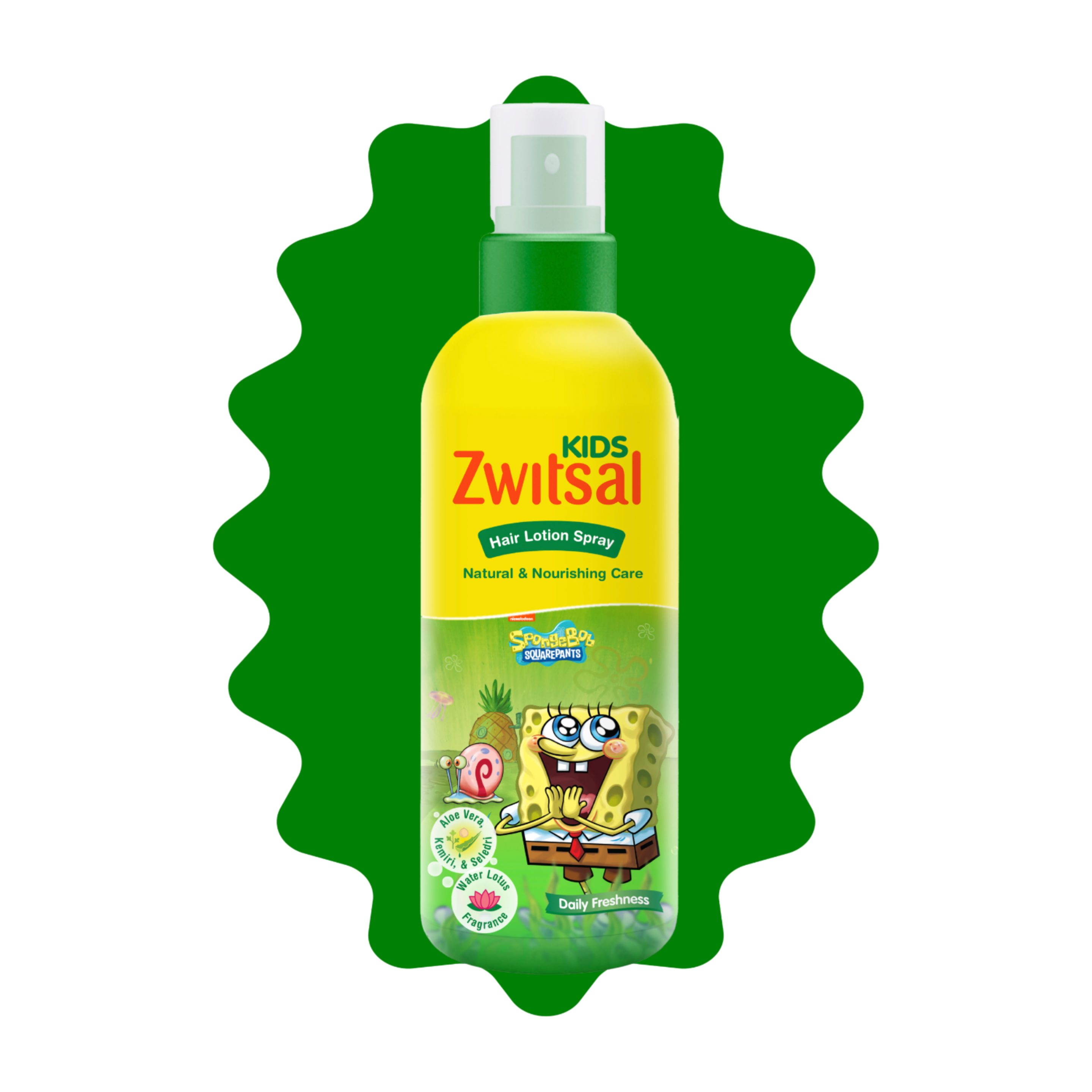 Zwitsal Kids Hair Lotion Spray Natural & Nourishing Care 100mL packshot