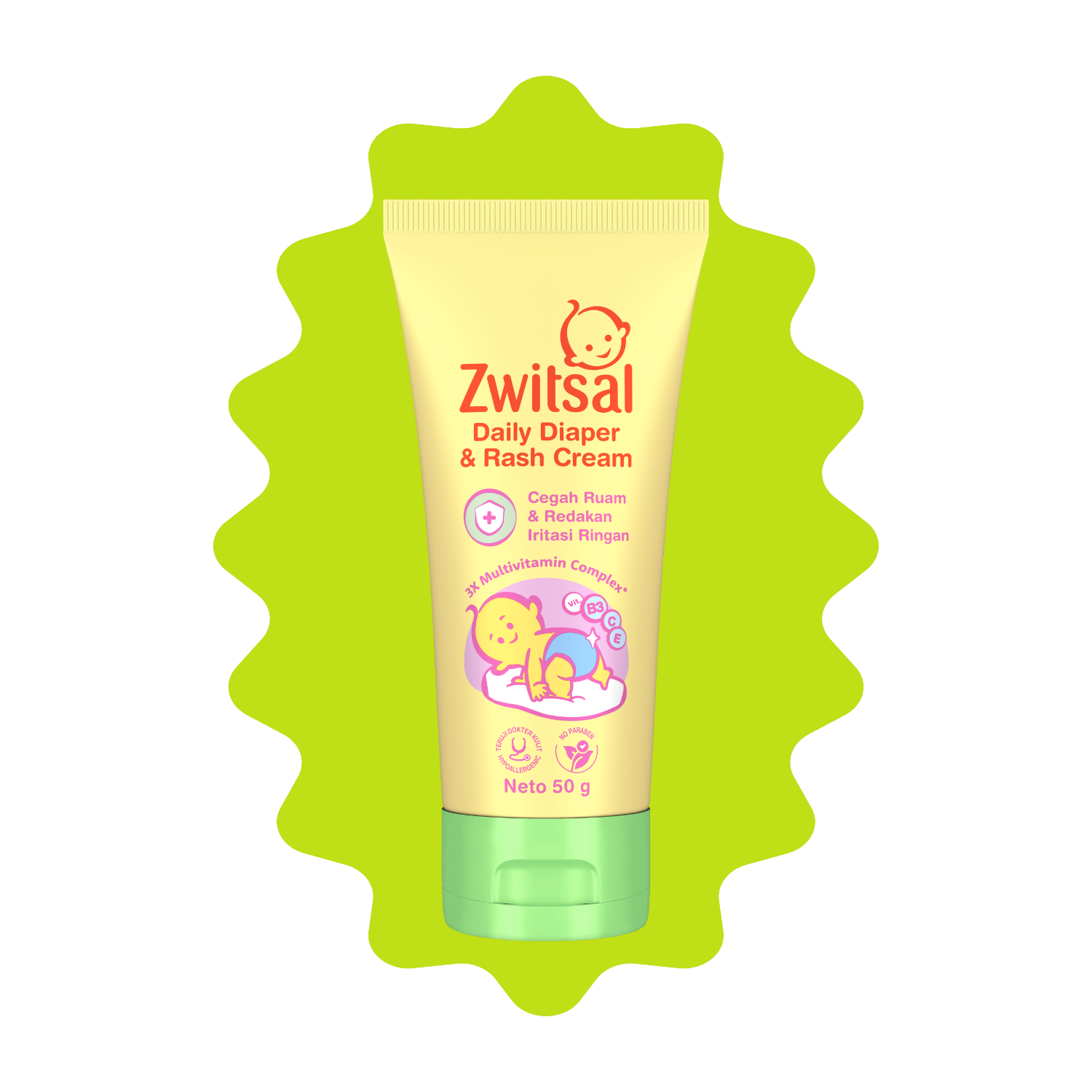 Zwitsal Baby Daily Diaper & Rash Cream packshot