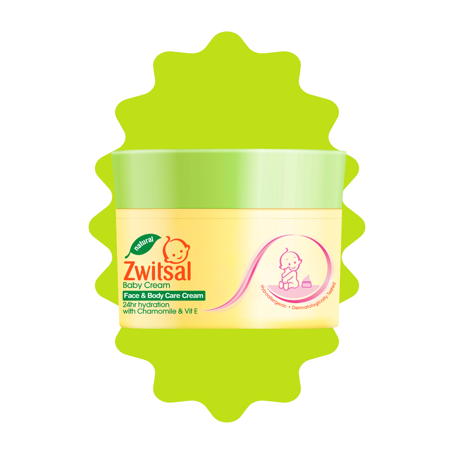 Zwitsal Baby Face & Body Cream packshot