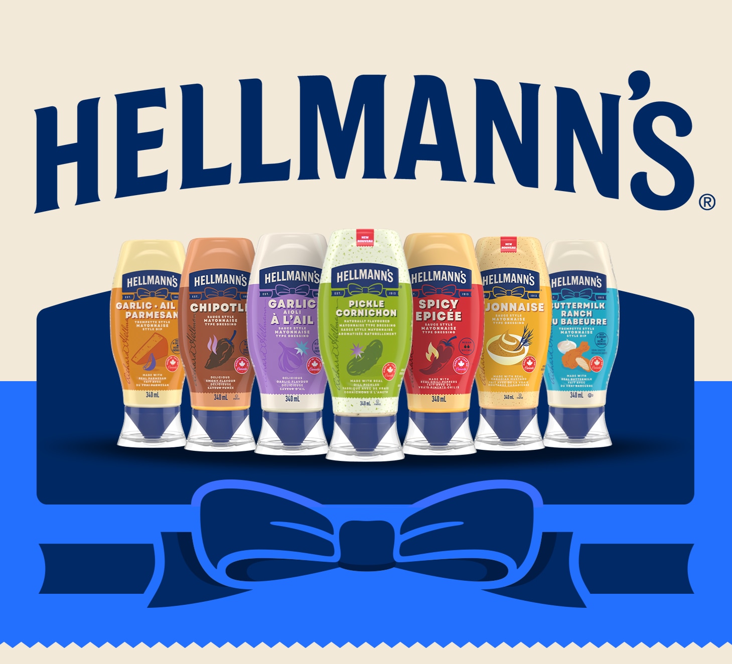 Range of Hellnann's flavoured mayo