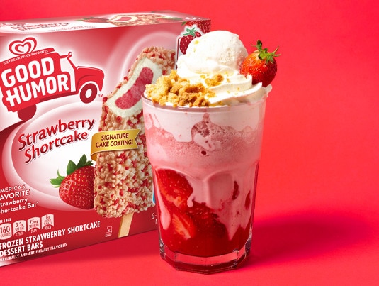 Good Humor Strawberry Shortcake Slush Float Recipe