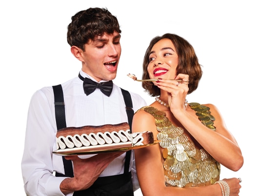 Couple enjoying Viennetta