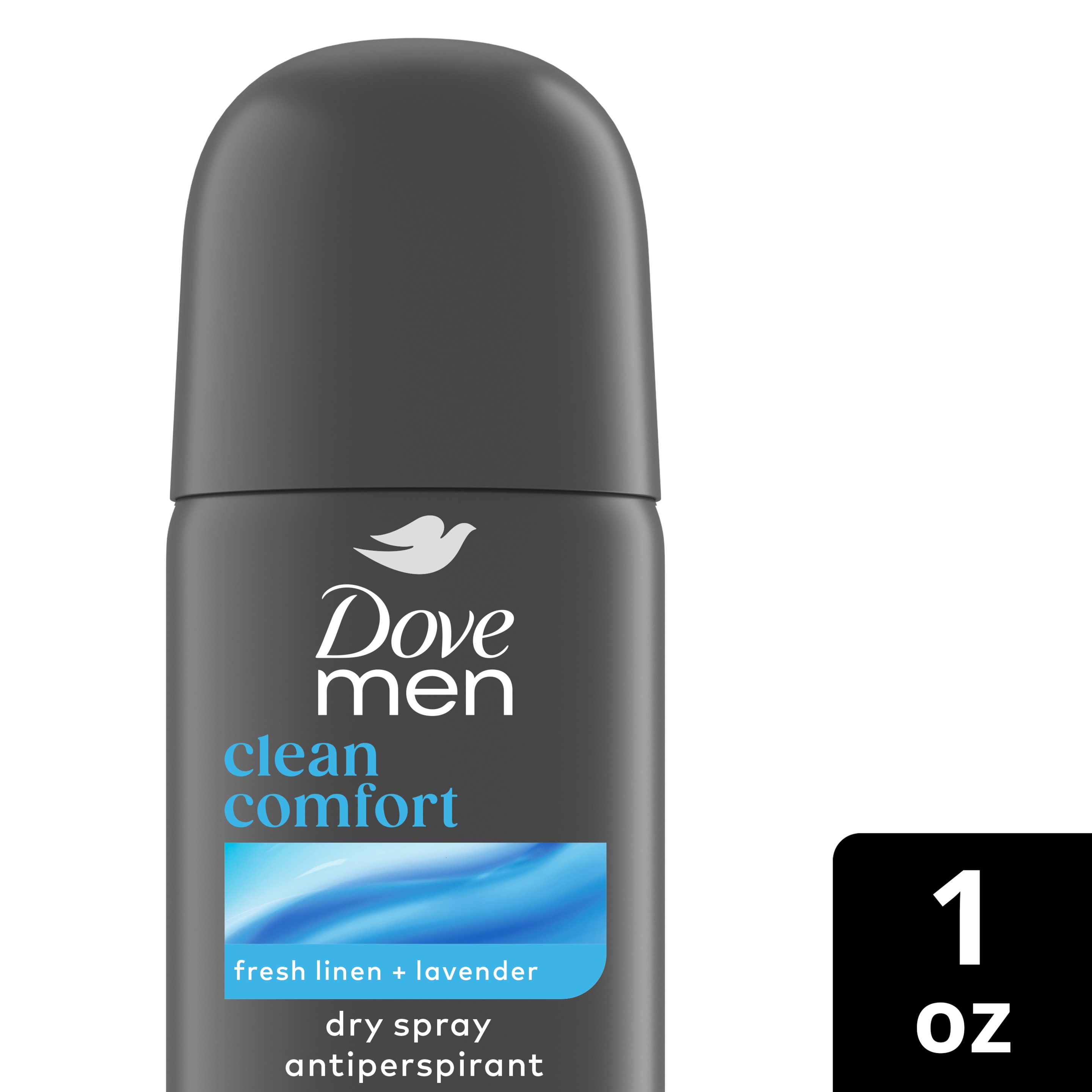 Dove Men+Care Dry Spray Antiperspirant Deodorant Clean Comfort 1 oz