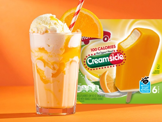 Good Humor Orange and Vanilla Creamsicle® Floats