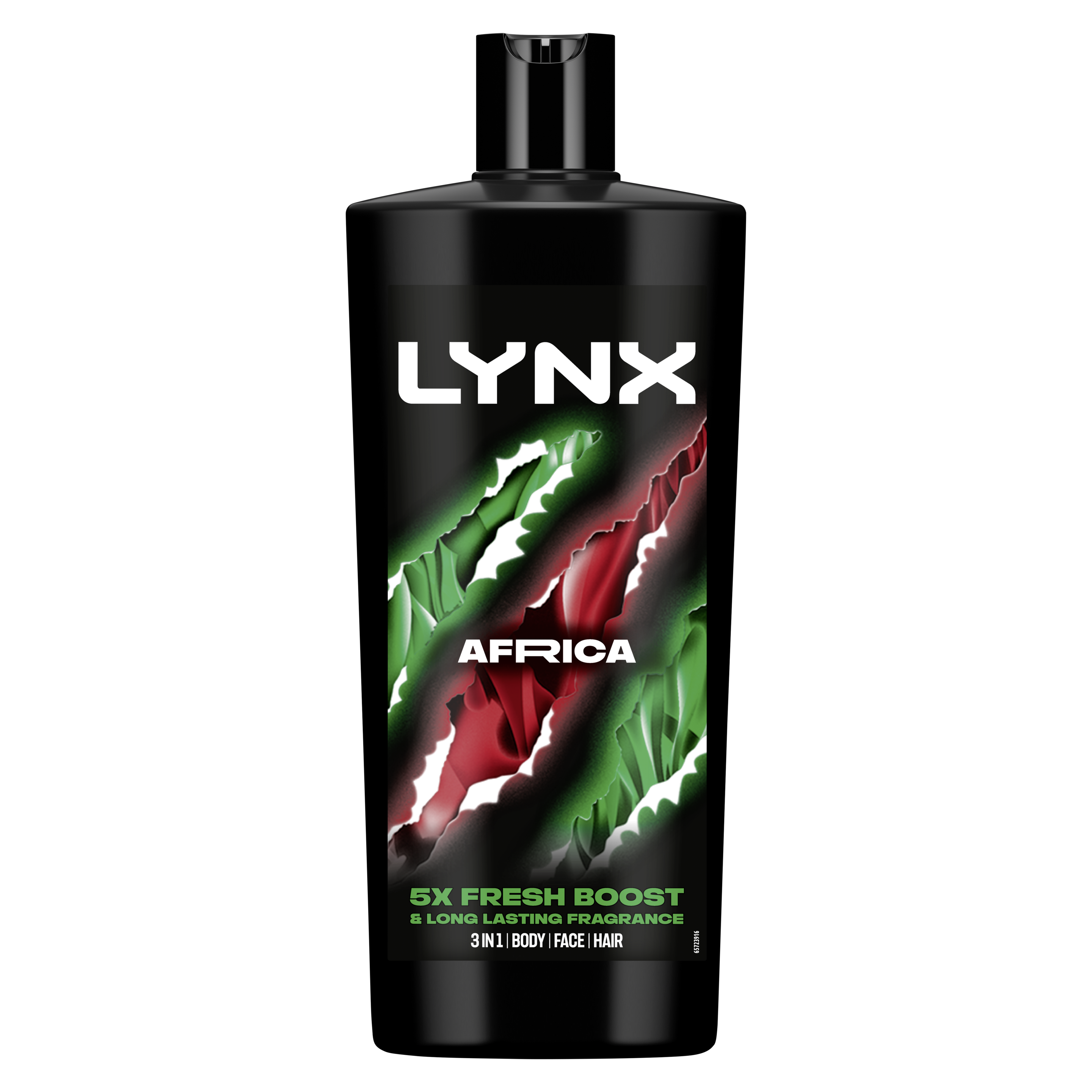 Lynx XXXL Africa 3-in-1 Body Wash shower gel with a mandarin & sandalwood fragrance 500 ml