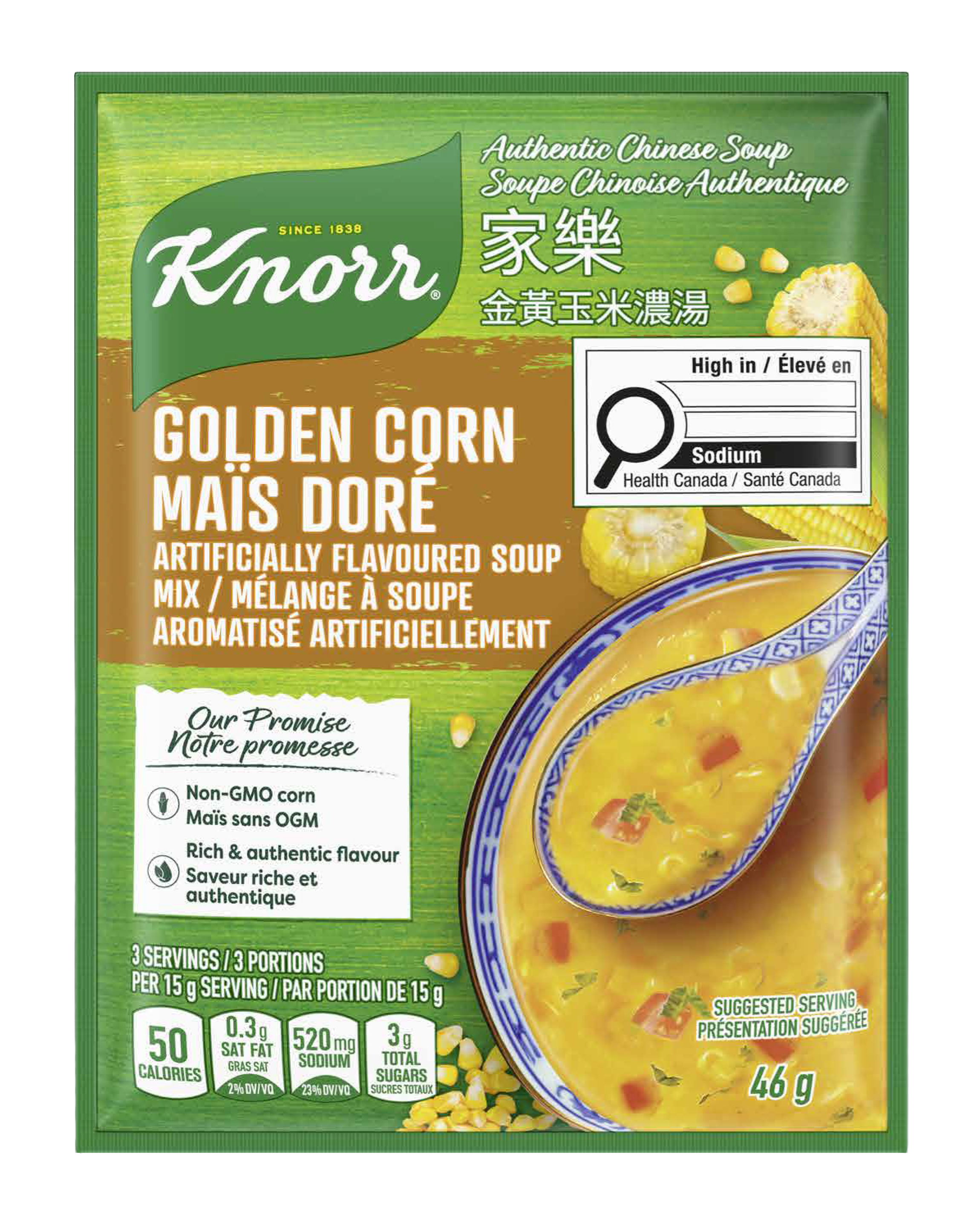 MÉLANGE POUR SOUPE AU MAÏS DORÉ KNORR®