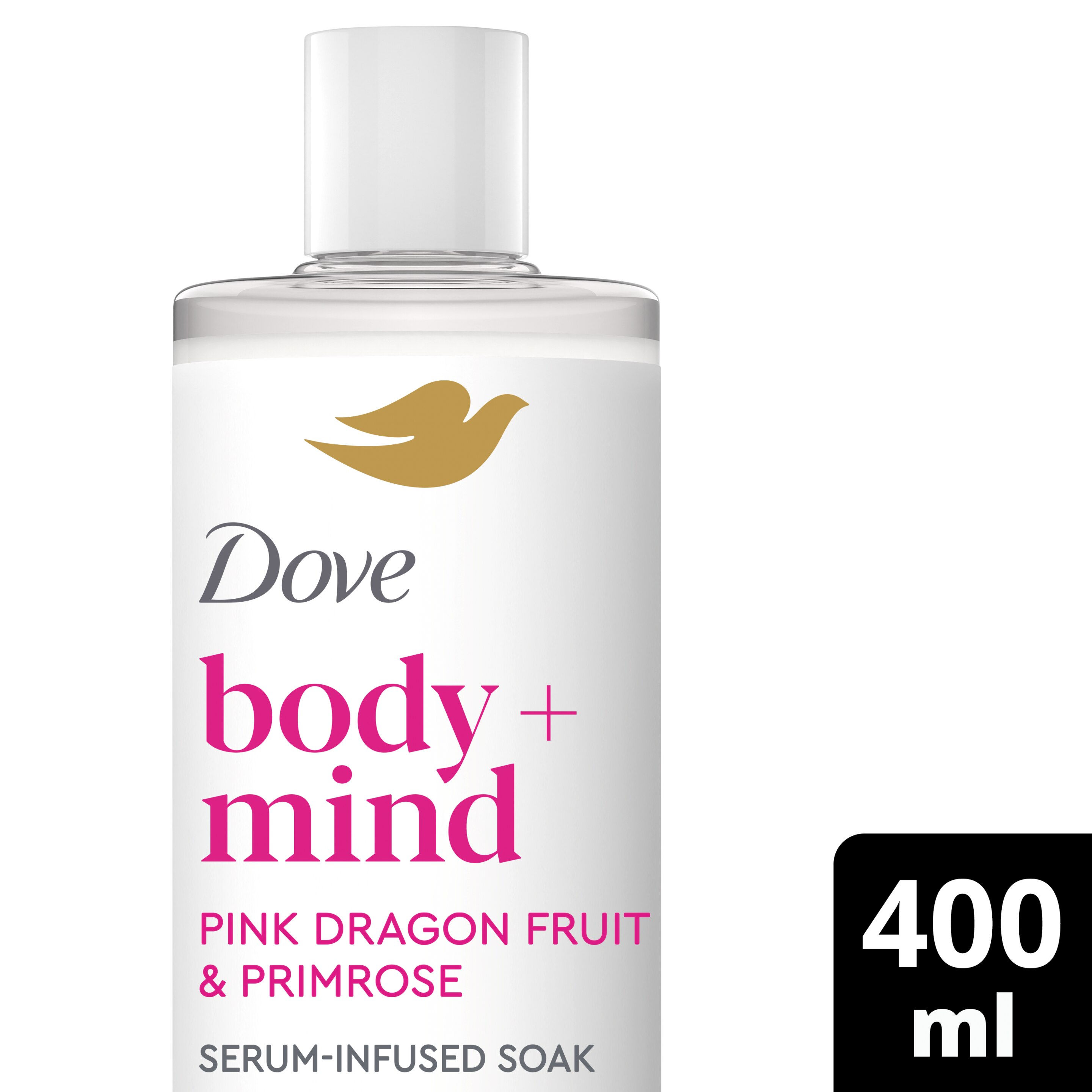 Dove body + mind Dragon Fruit Serum‑Infused Bath Soak