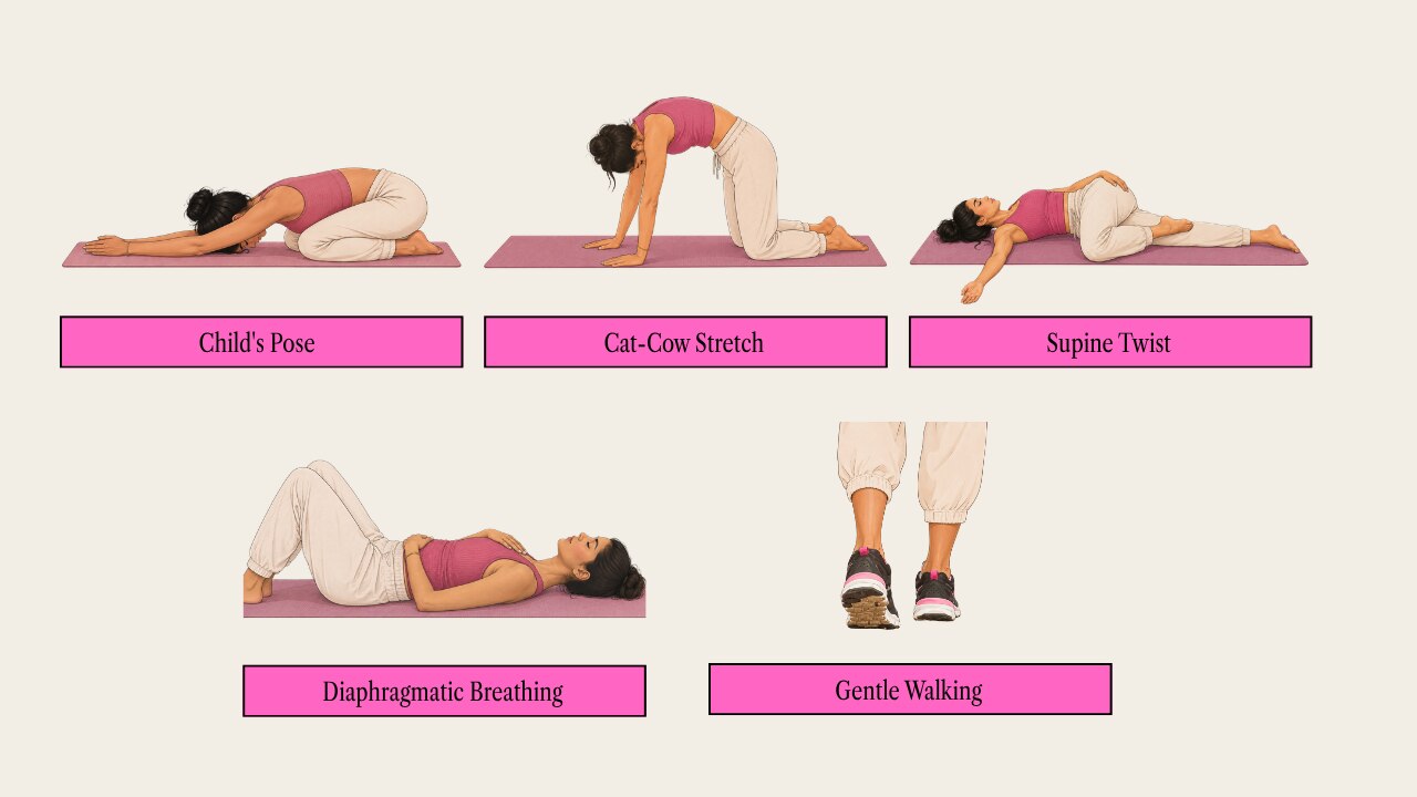 Exercises and Stretches for Period Pain