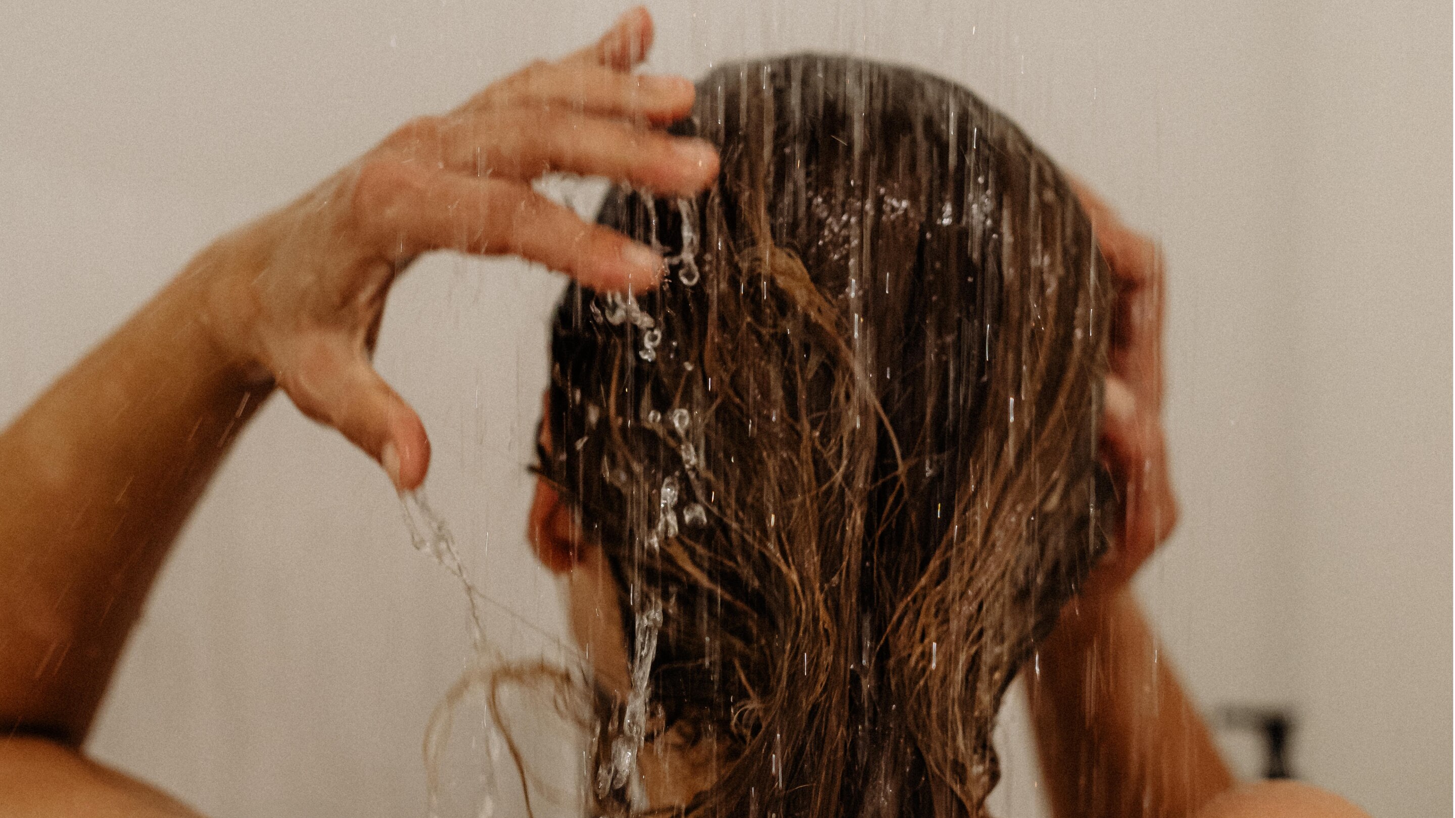 4. Rinse thoroughly but don't overdo washing frequency