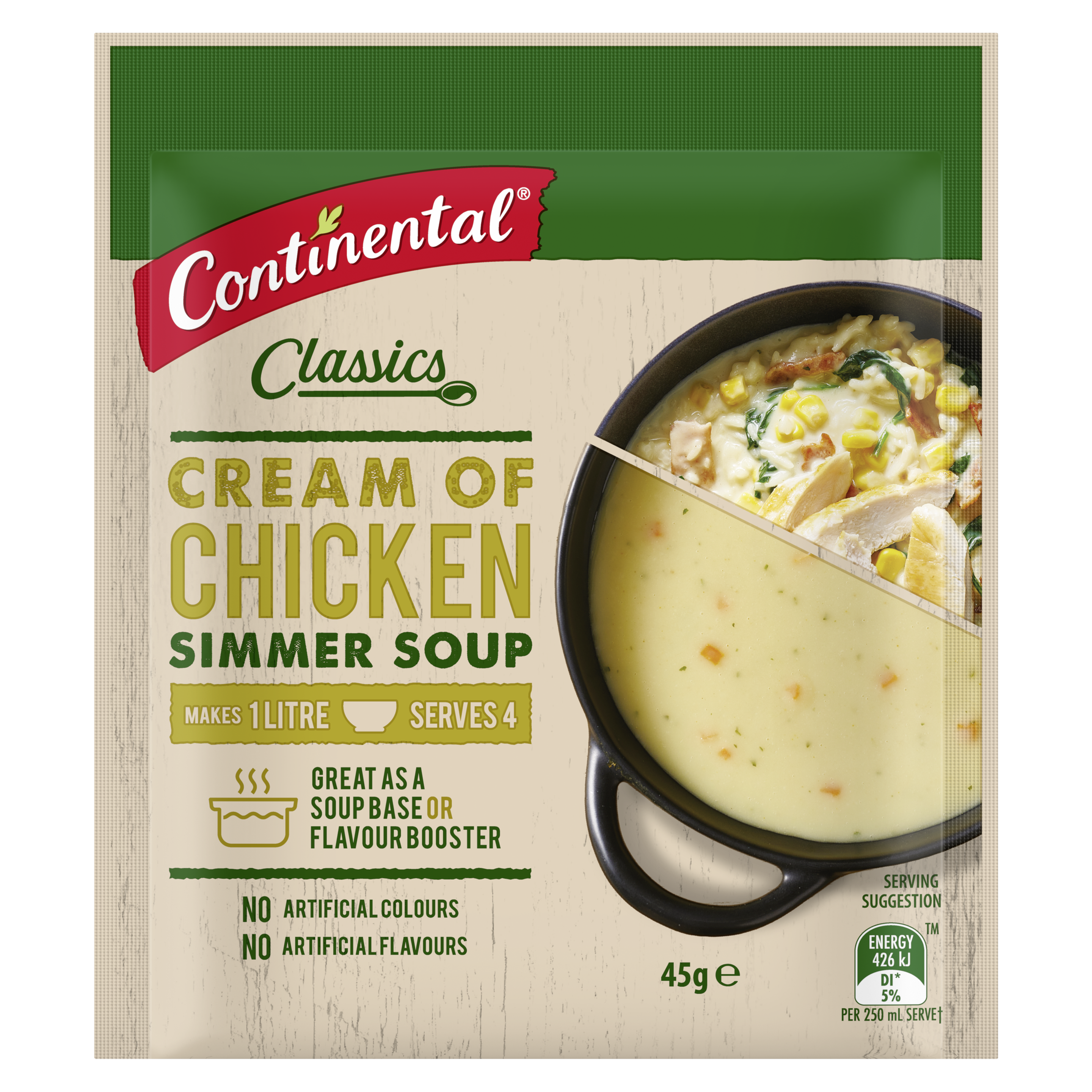 Cream of Chicken Simmer Soup packshot