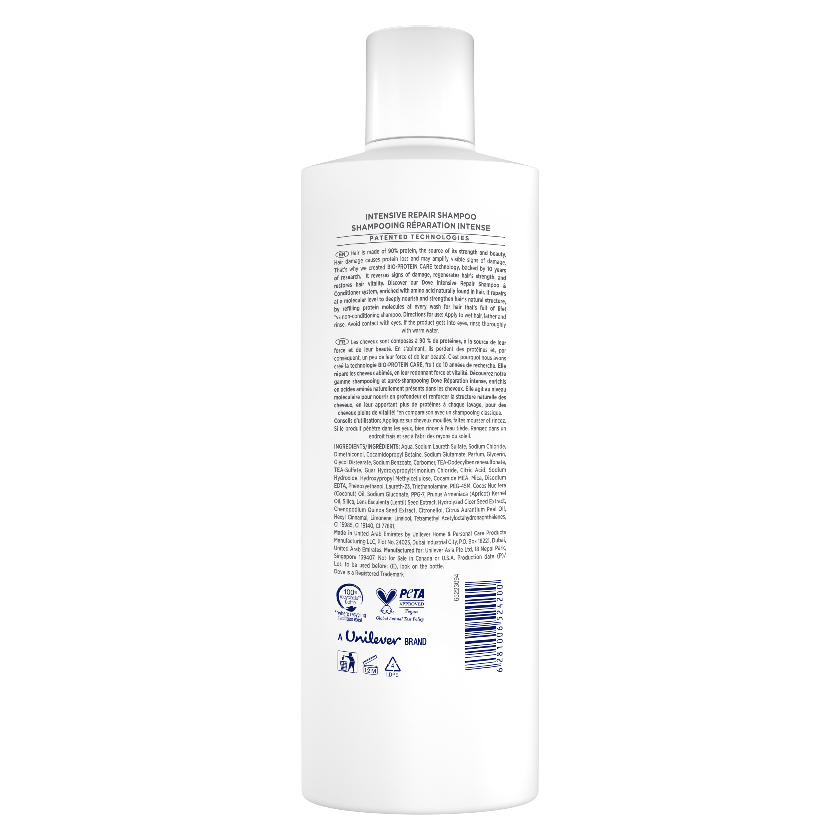 Dove Amino Acid Intensive Repair Shampoo